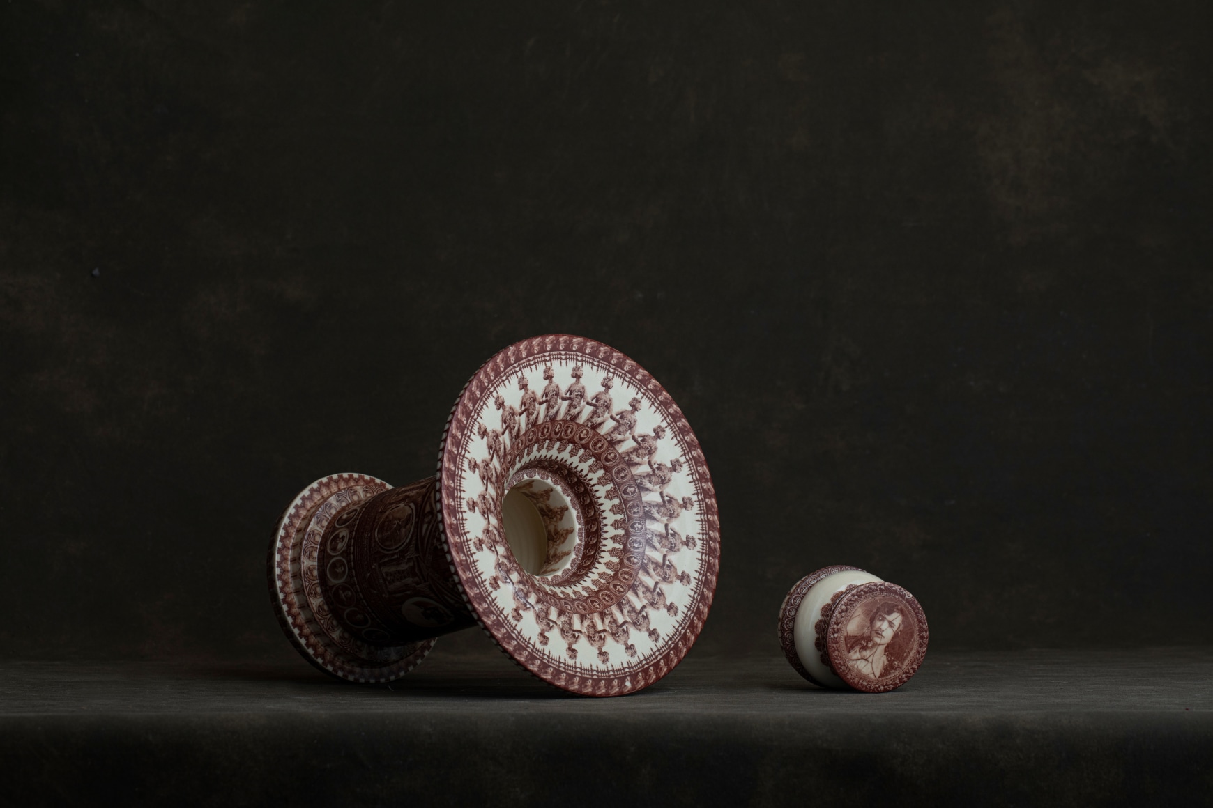 PETER OLSON, Reliquary, The Dead Photographed in Upper Darby PA (side view 1), 2019