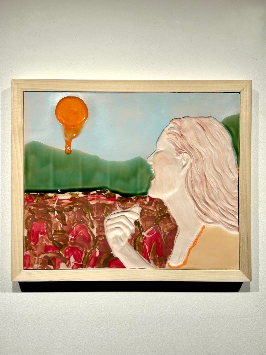 DIRK STASCHKE, Laugher with Fluxed Landscape, 2024