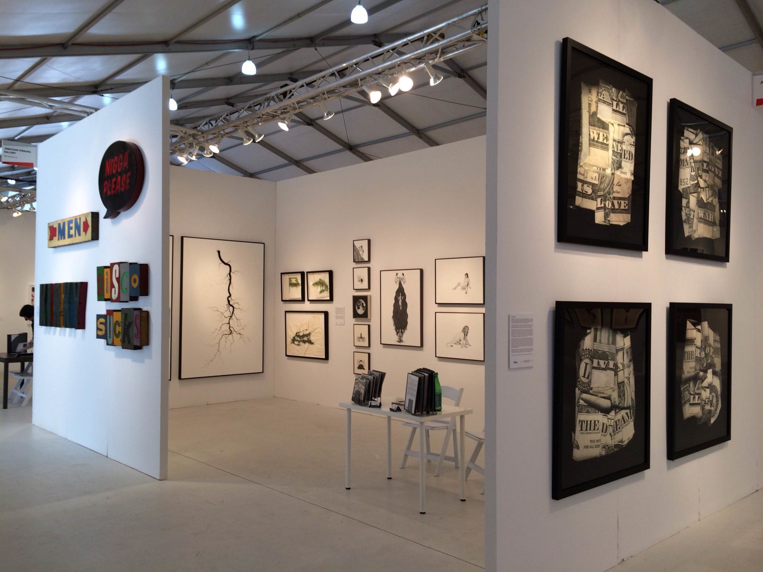 MIAMI PROJECT 2013 III JONATHAN FERRARA GALLERY booth 211, [Installation View]