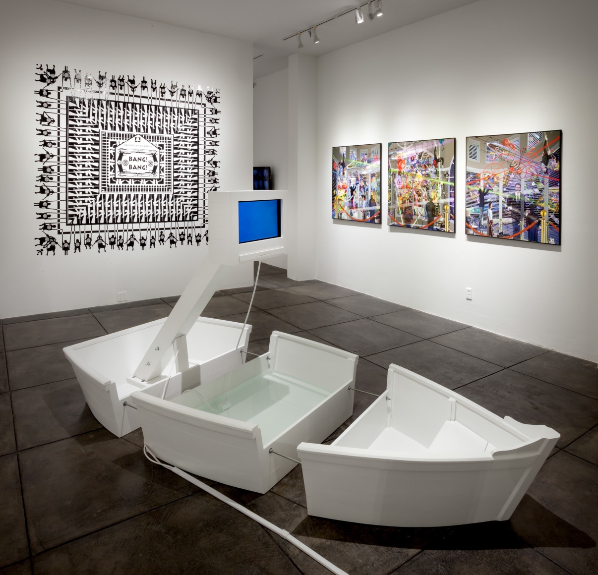 NO DEAD ARTISTS III 18th Annual International Juried Exhibition of Contemporary Art, [Main Gallery Installtion View]