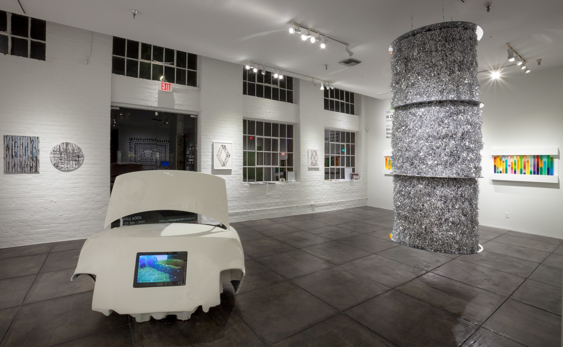 NO DEAD ARTISTS III 18th Annual International Juried Exhibition of Contemporary Art, [Main Gallery Installtion View]