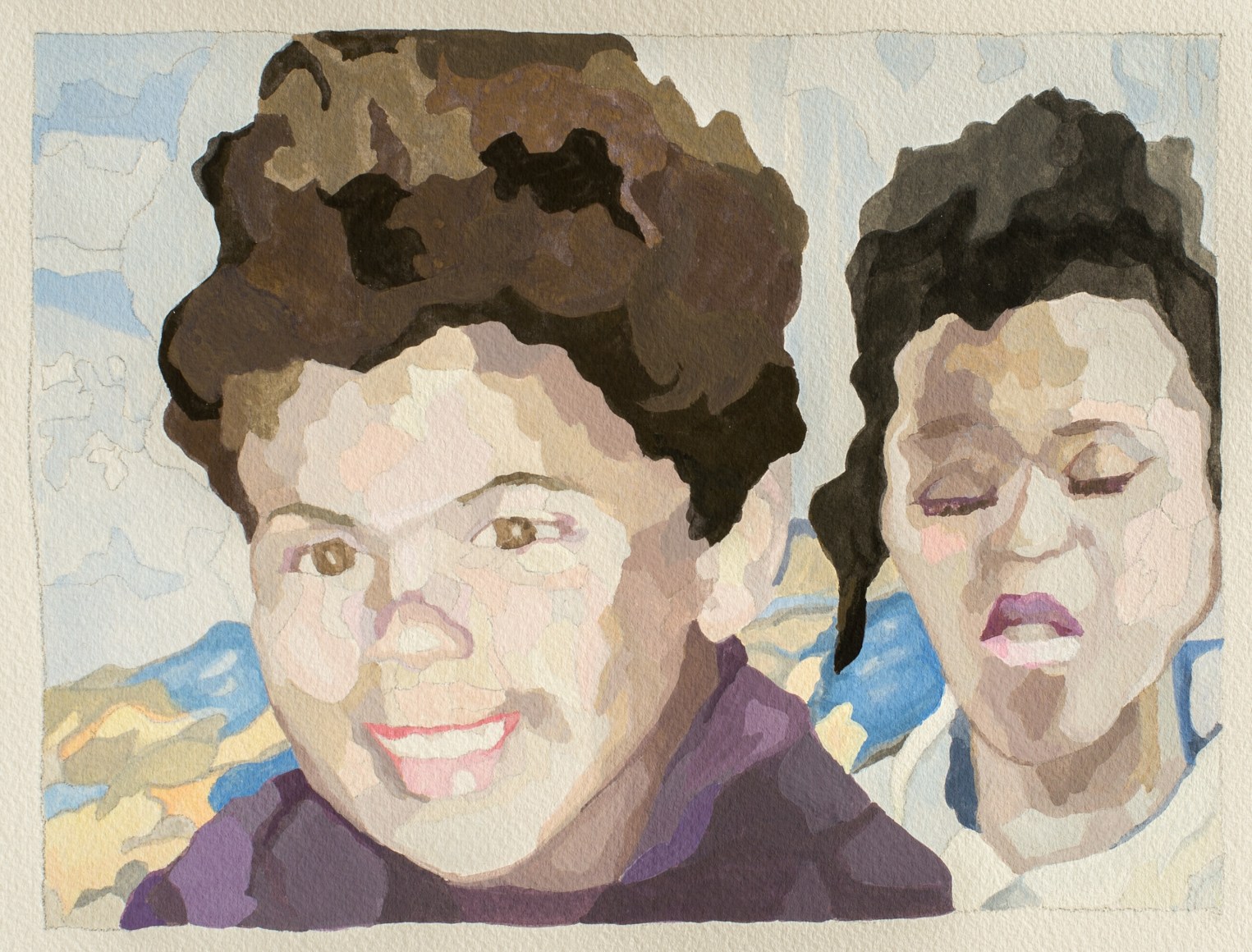 RUTH OWENS, David and Sweet Ann, study, 2019