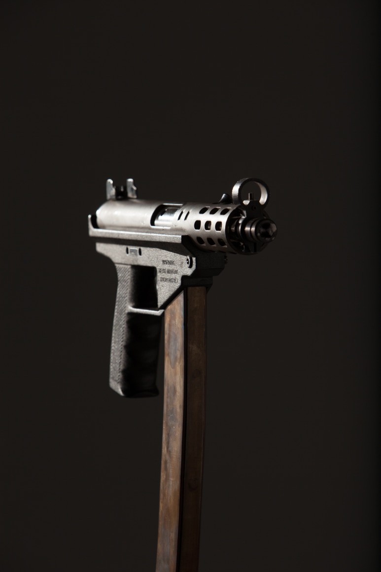 BRIAN BORRELLO Open Carry [detail], 2014