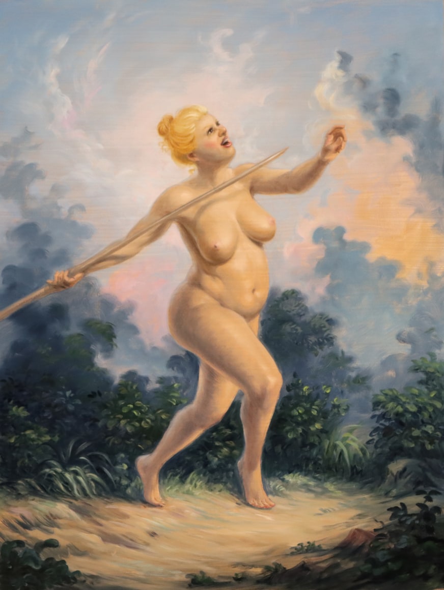 MICHAEL TOLE, The Javelin Thrower, 2024