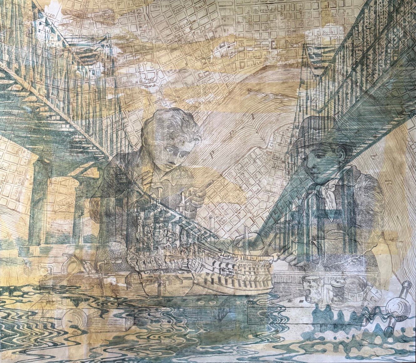 ALEXANDER STOLIN, Shipbuilding II, 2025