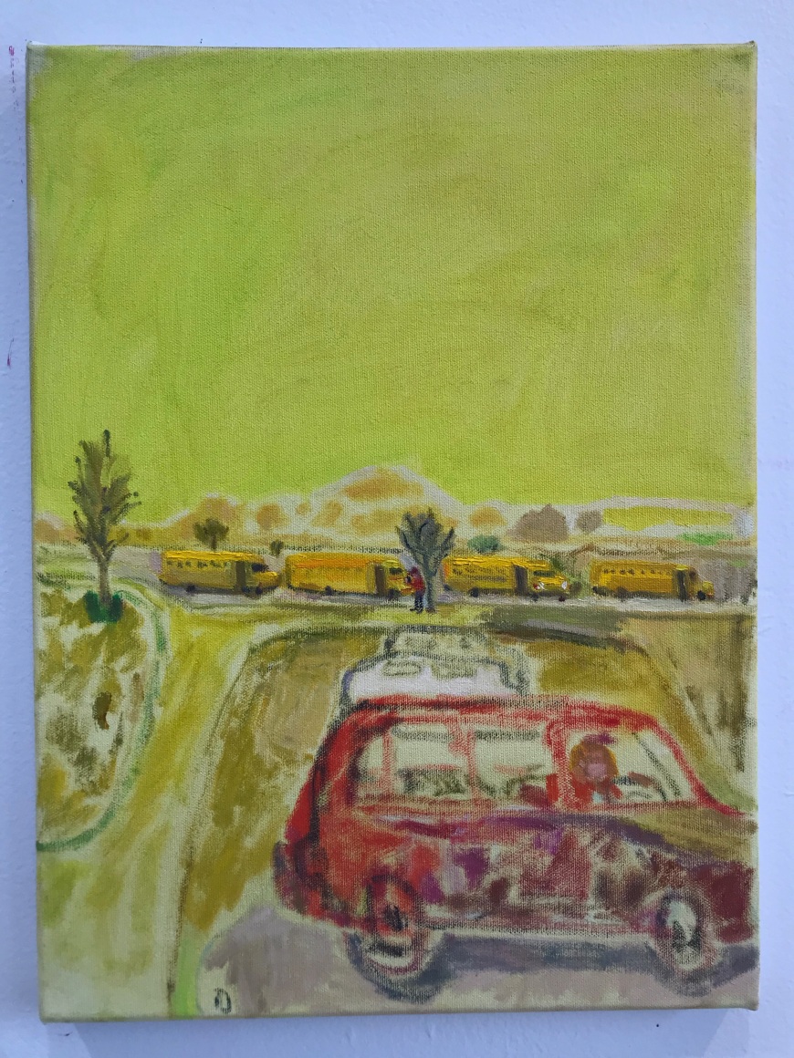 LISA SANDITZ, Landscape Color Study, Parent Pick-Up, 2022