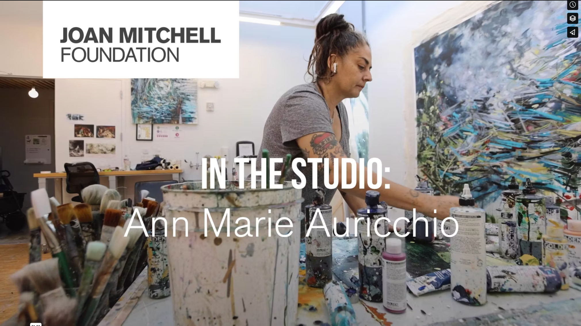 Ann Marie Auricchio is a New Orleans-based artist and Fall/Winter 2021&ndash;2022 Artist-in-Residence at the Joan Mitchell Center. This interview was filmed at the Joan Mitchell Center in New Orleans, October 2021., Videography by Cfreedom Photography, editing by Melissia Dean.