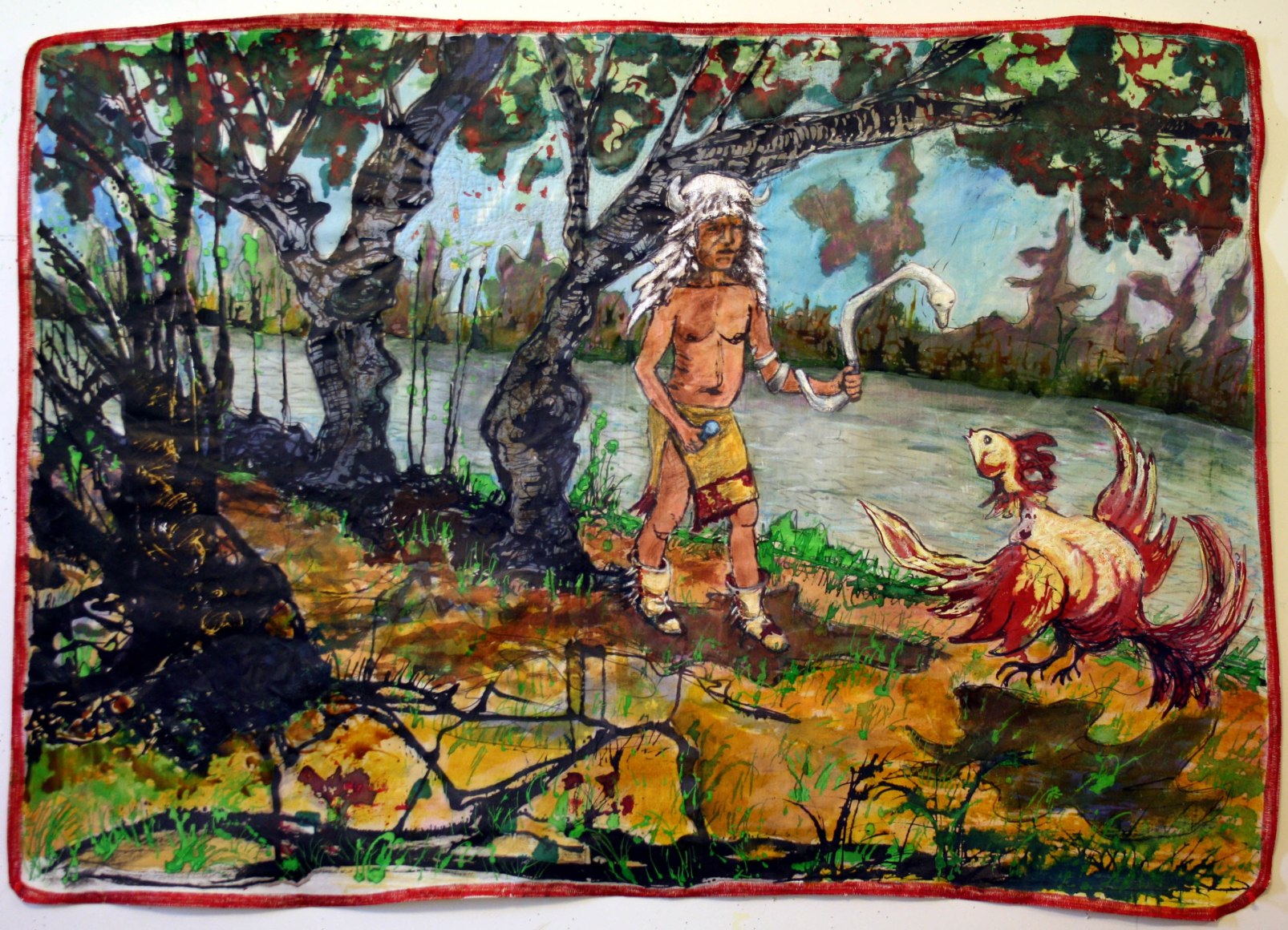 GINA PHILLIPS Mardi Gras Indian Myth #1, 2010