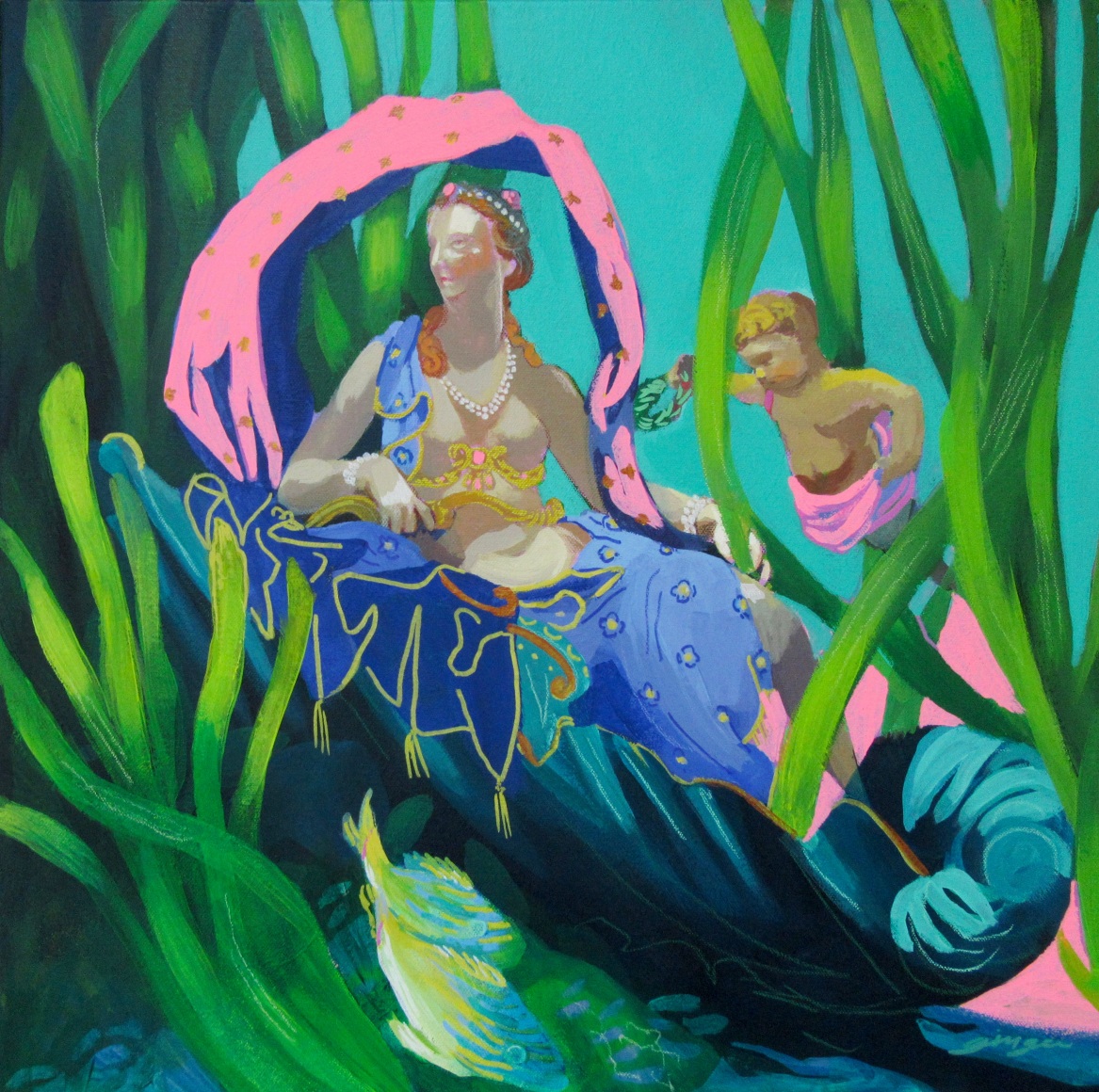 GINGER WILLIAMS COOK, Pisces: Aphrodite and Eros, 2024