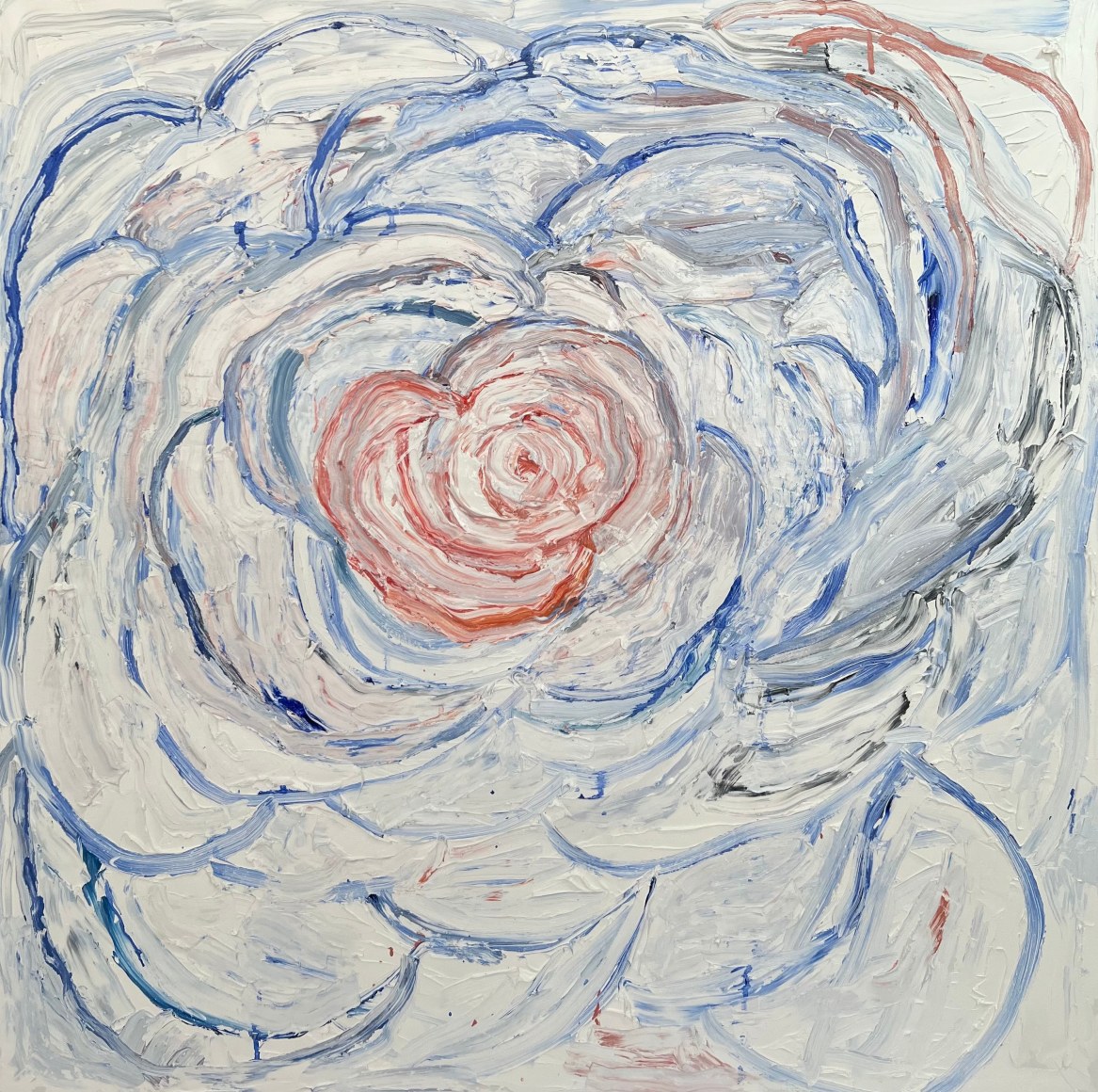 MARGARET EVANGELINE, Punk Camellia Red Center, 2022