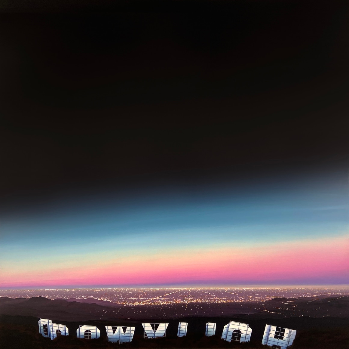 KRISTIN MOORE, Over The Hollywood Hills and Far Away, 2022