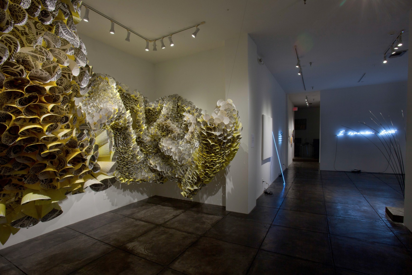 NO DEAD ARTISTS III 16th Annual National Juried Exhibition of Contemporary Art, [Main Gallery Installtion View]