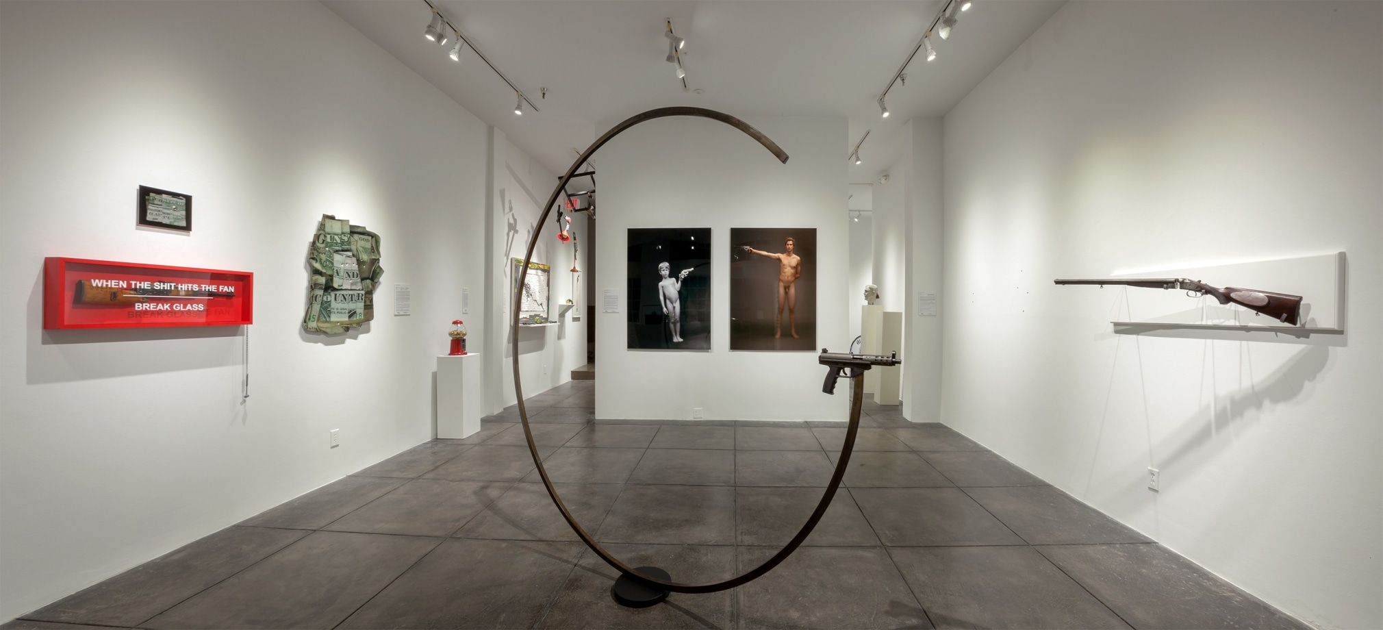 GUNS IN THE HANDS OF ARTISTS III in collaboration with the New Orleans Police Department, City of New Orleans, New Orleans City Council and Youth Empowerment Project, [Main Gallery Installation View]