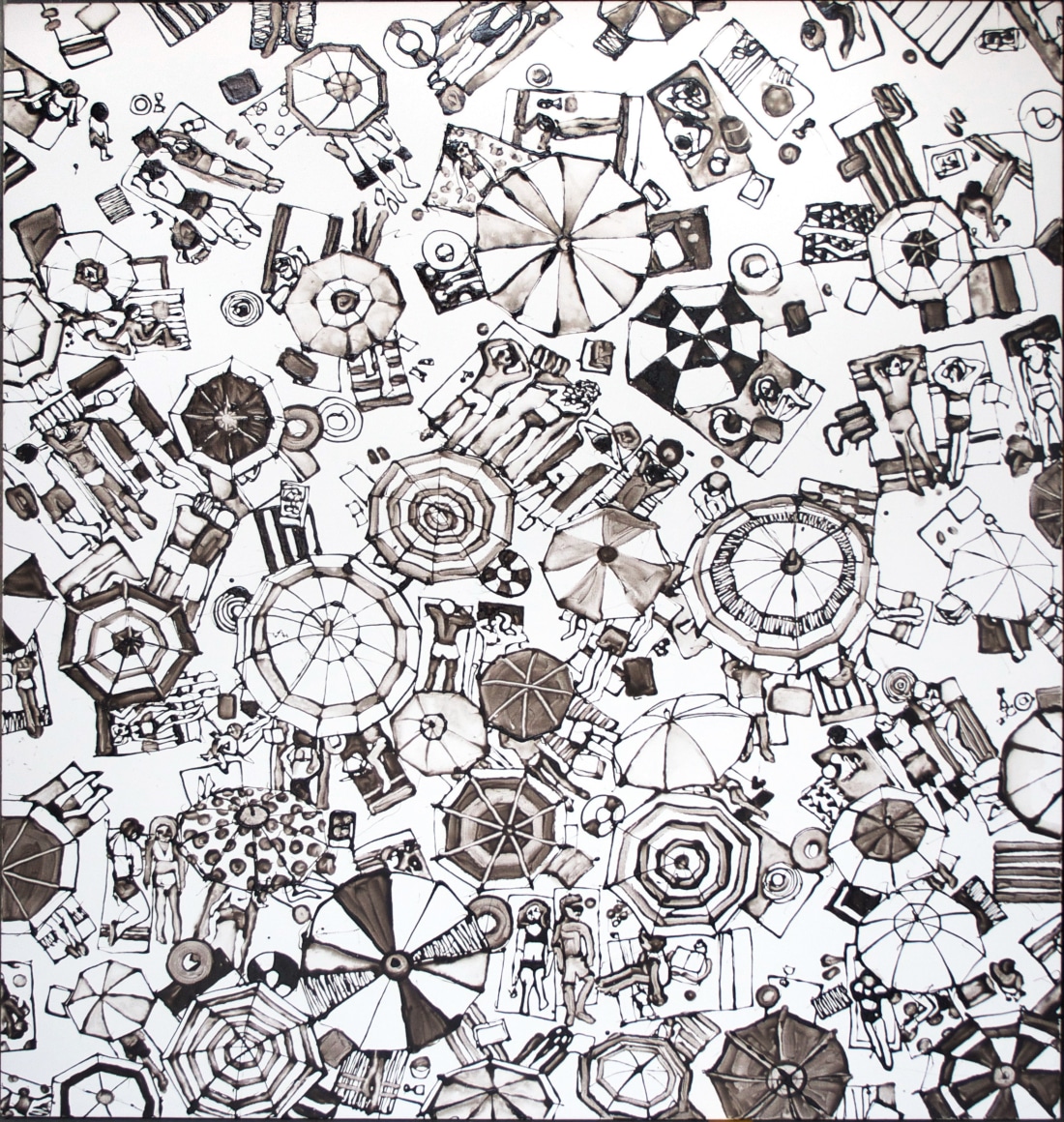 AMANDA JOY BROWN, Umbrellascape, 2019