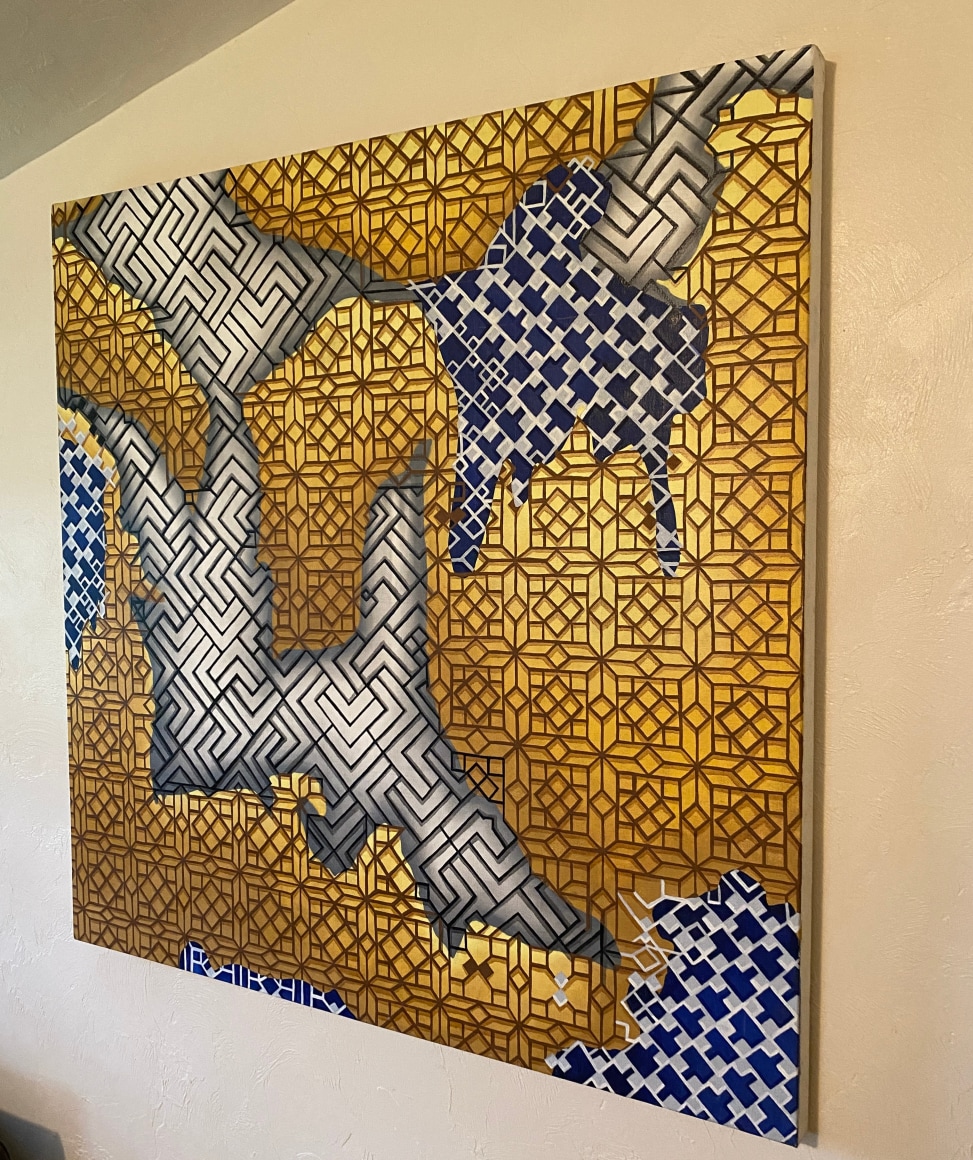 SARAH JACOBS, Quilts and Screen Doors, 2016