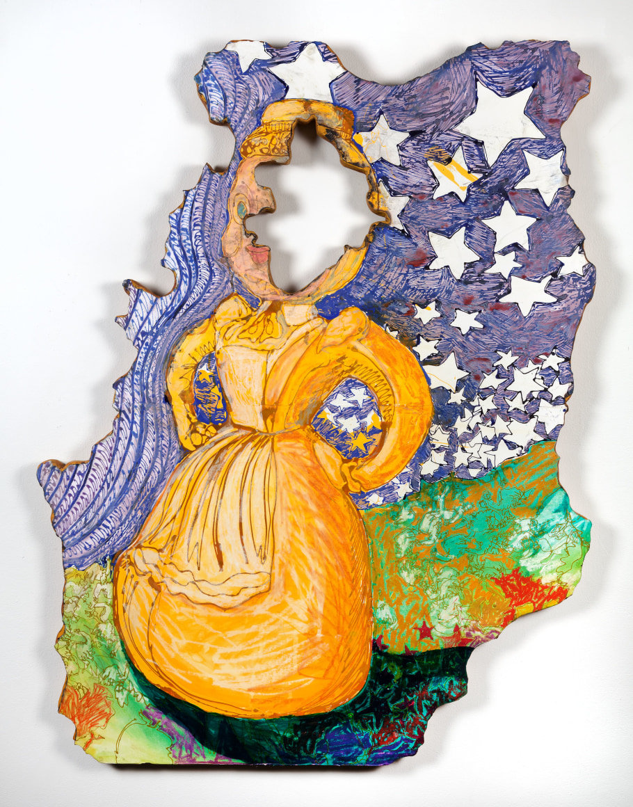 GINA PHILLIPS Stars Fell on Little Yellow Miss, 2014