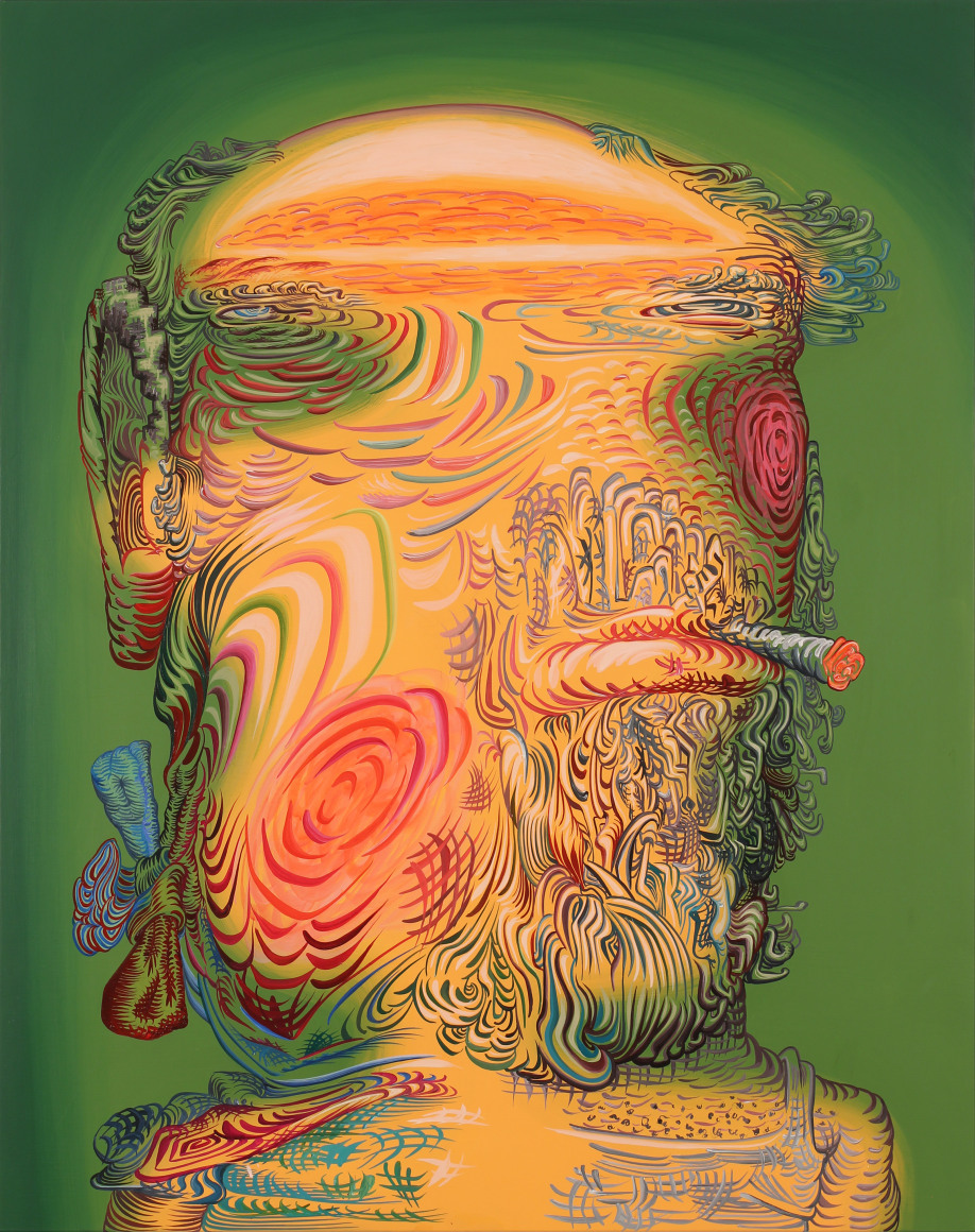 JAMES ESBER, Smoker with Bow, 2020