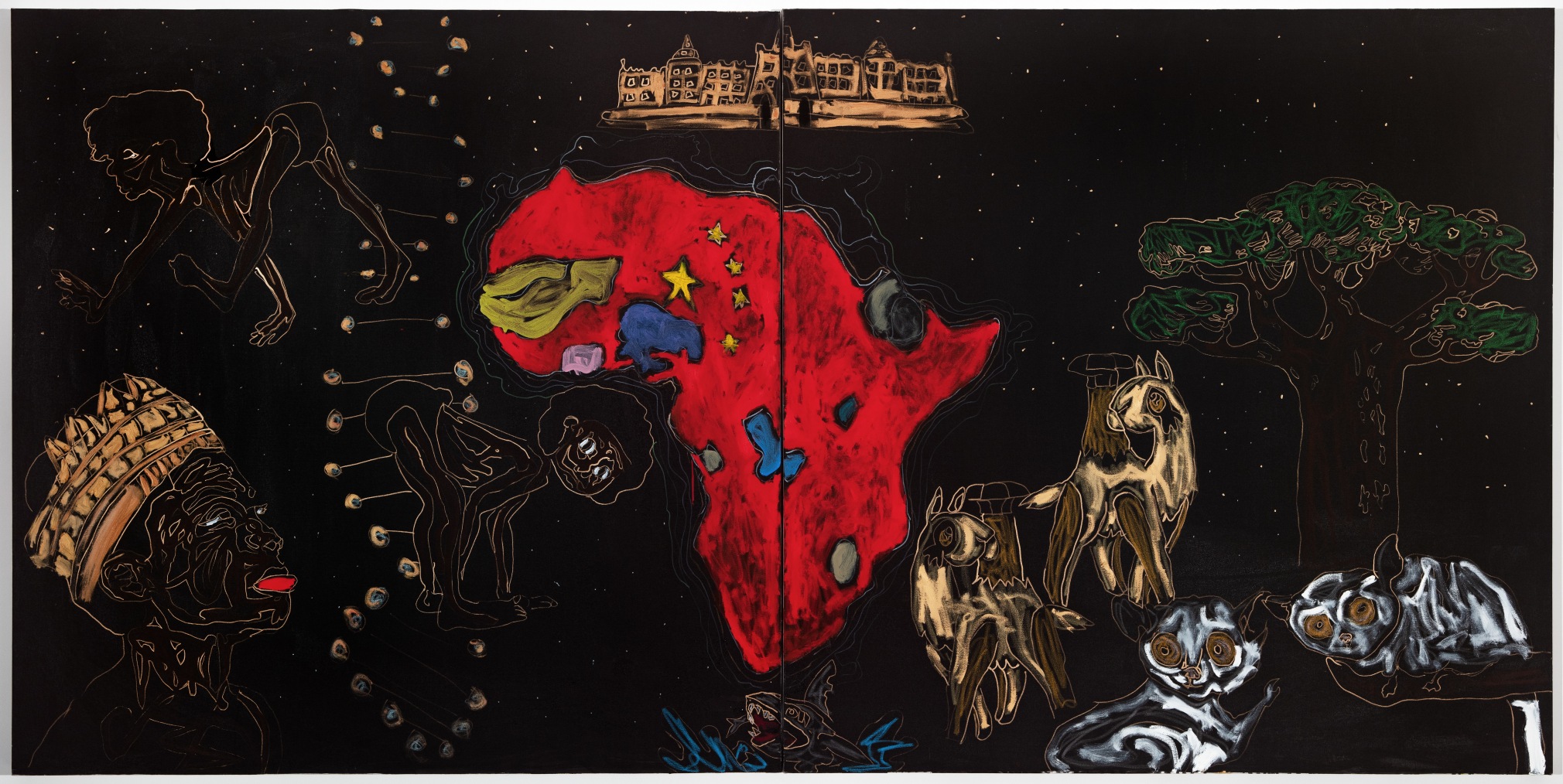 JOHN ISIAH WALTON, Dark Continent, 2020