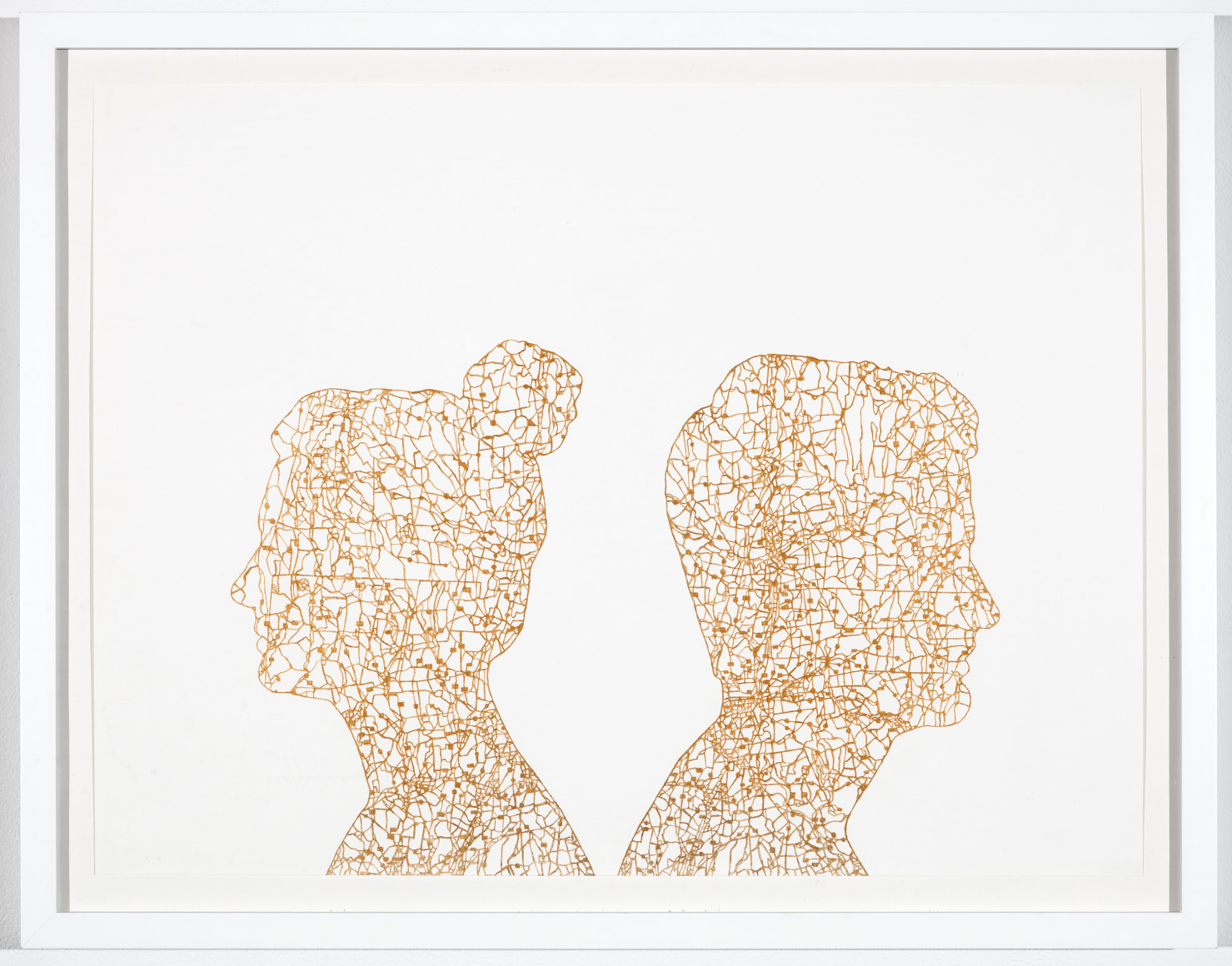 NIKKI ROSATO If I paint us (in gold) I, 2016