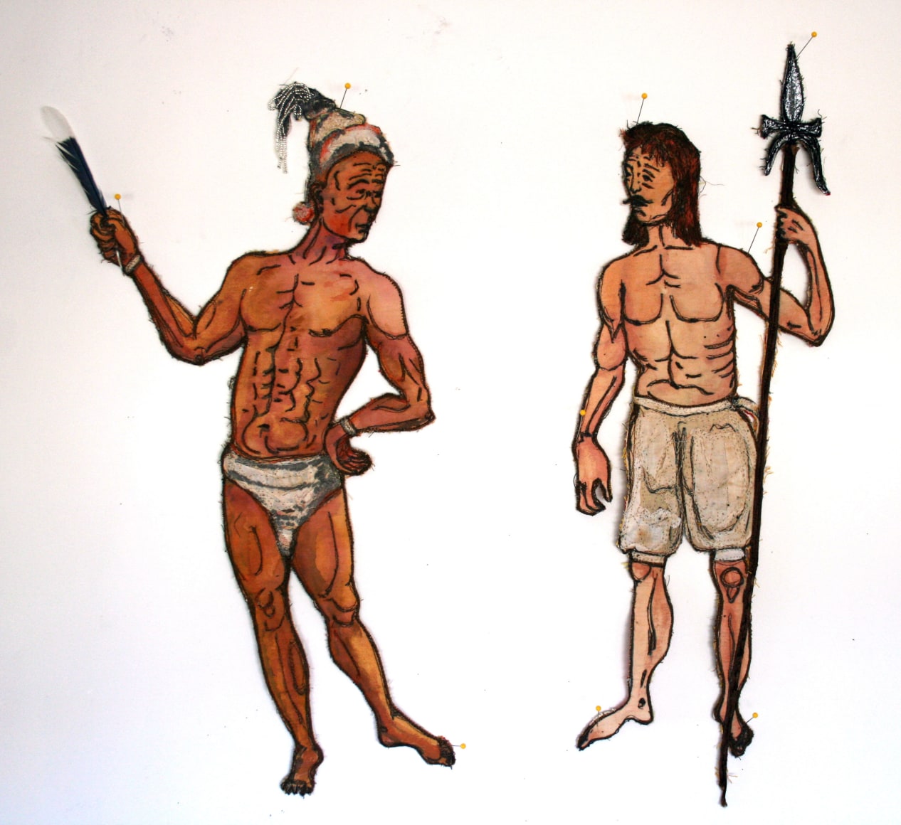 GINA PHILLIPS Cat Island Encounter . . . Macaroni Meets Jean-Baptiste, 2010