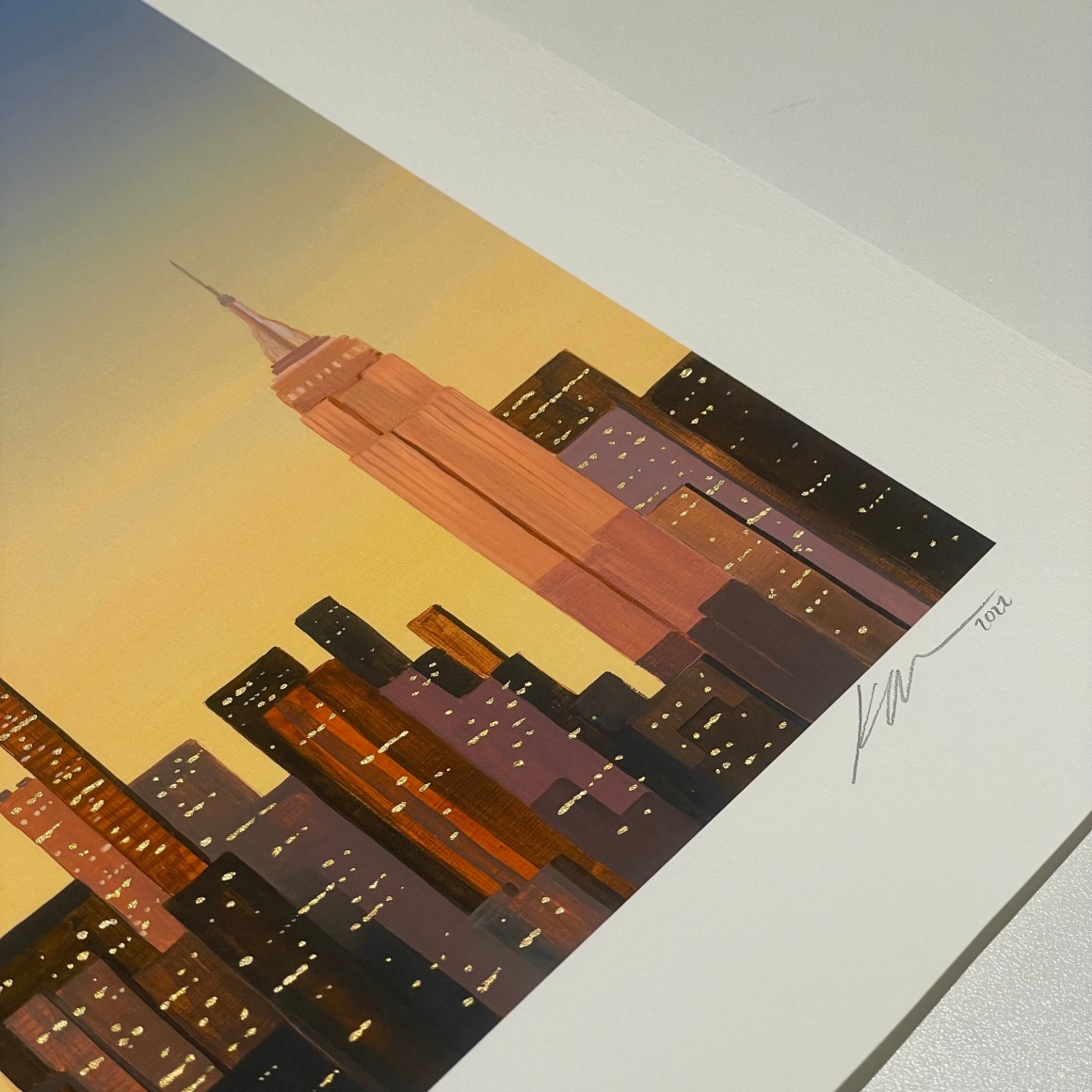 KRISTIN MOORE, New York (Golden Hour) [Hand Embellished], 2023