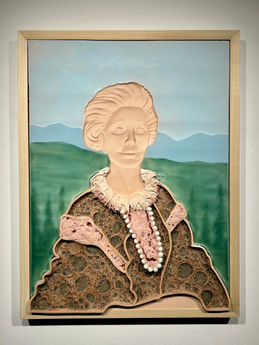 DIRK STASCHKE, Inverted Portrait with Landscape, 2023