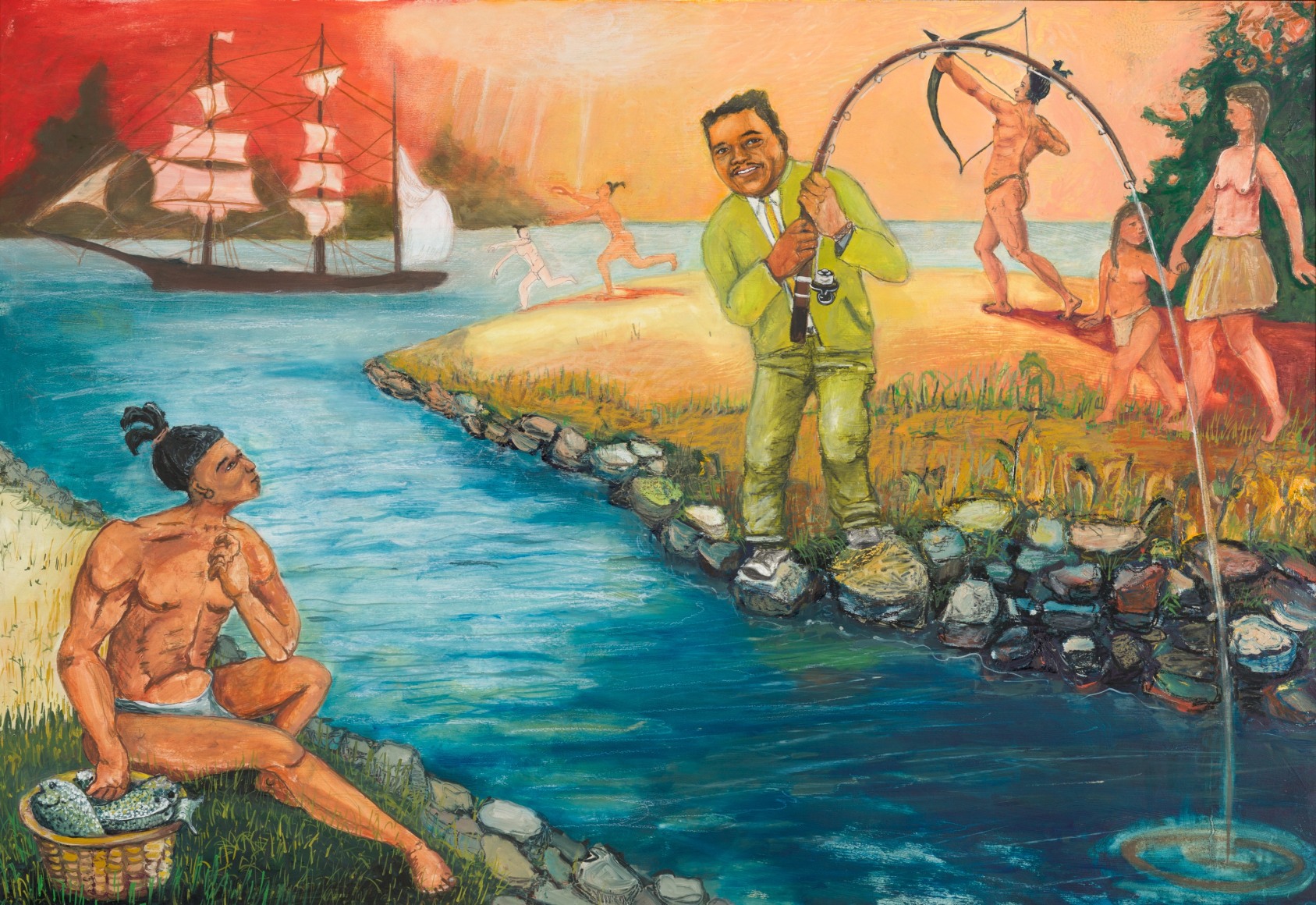 GINA PHILLIPS, Fats Went Fishing With the Natives, 2025