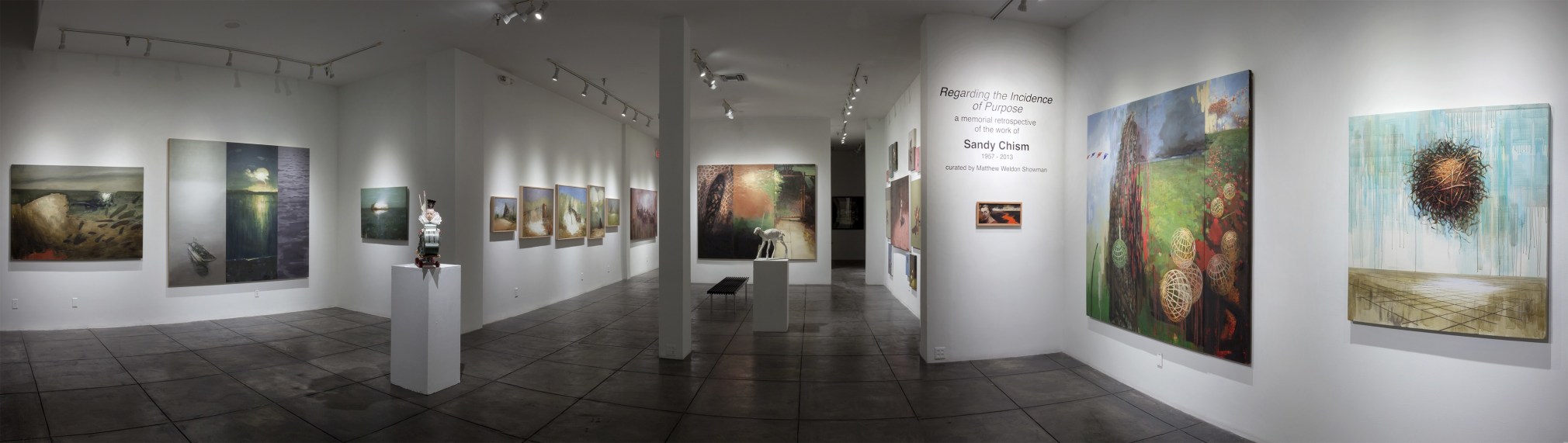 SANDY CHISM III Regarding the Incidence of Purpose, [Main Gallery Installation View]