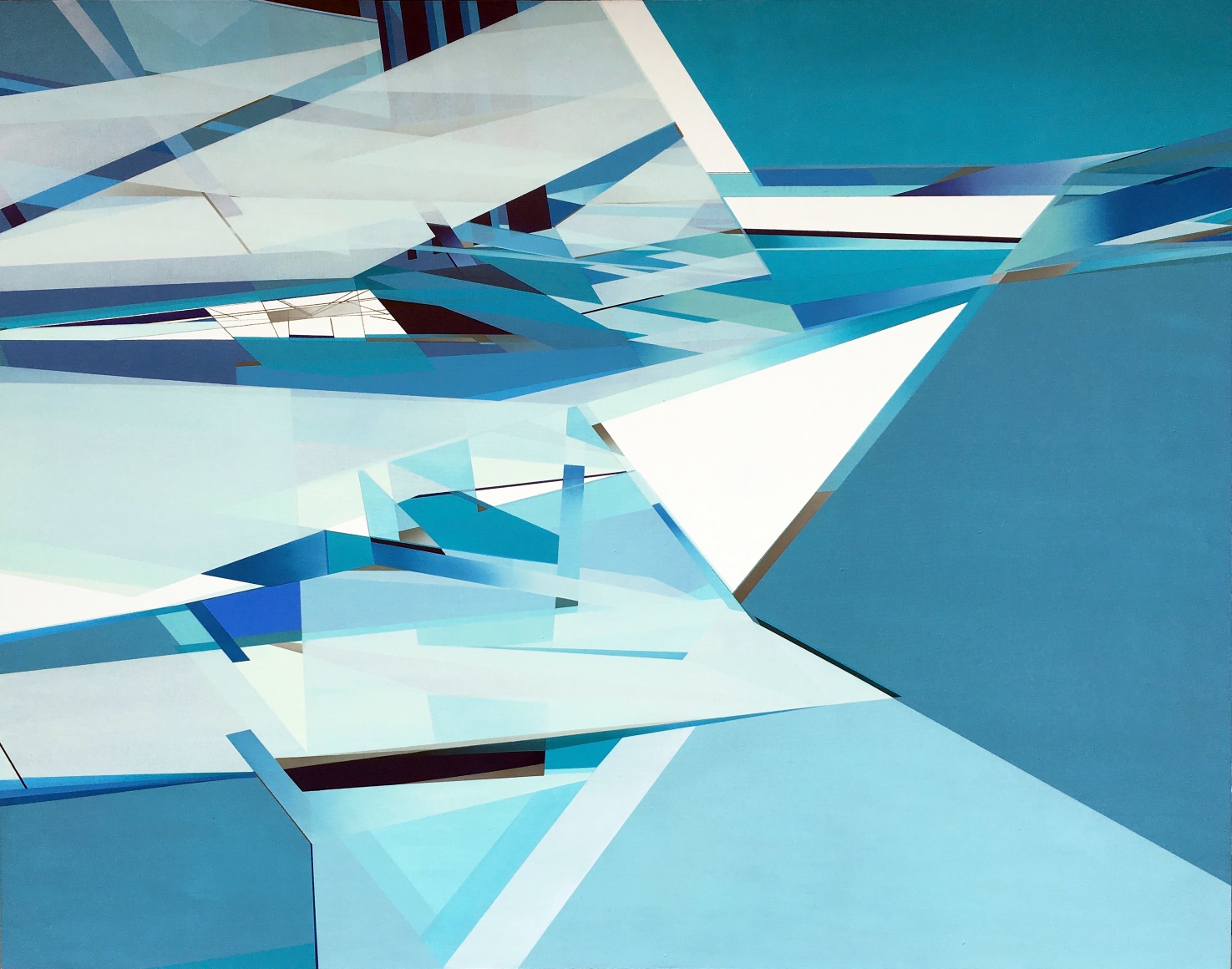 MARNA SHOPOFF, Cyan, 2020