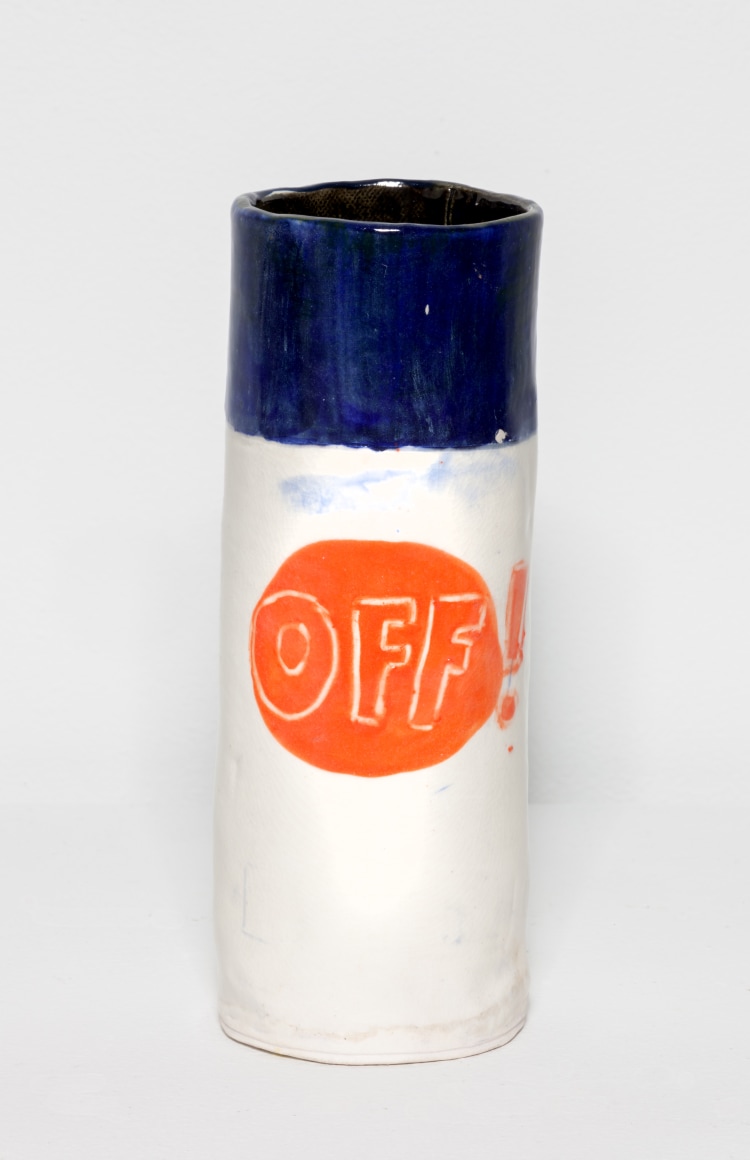 LISA SANDITZ, OFF Canister Highball Glass 2, 2018-2019
