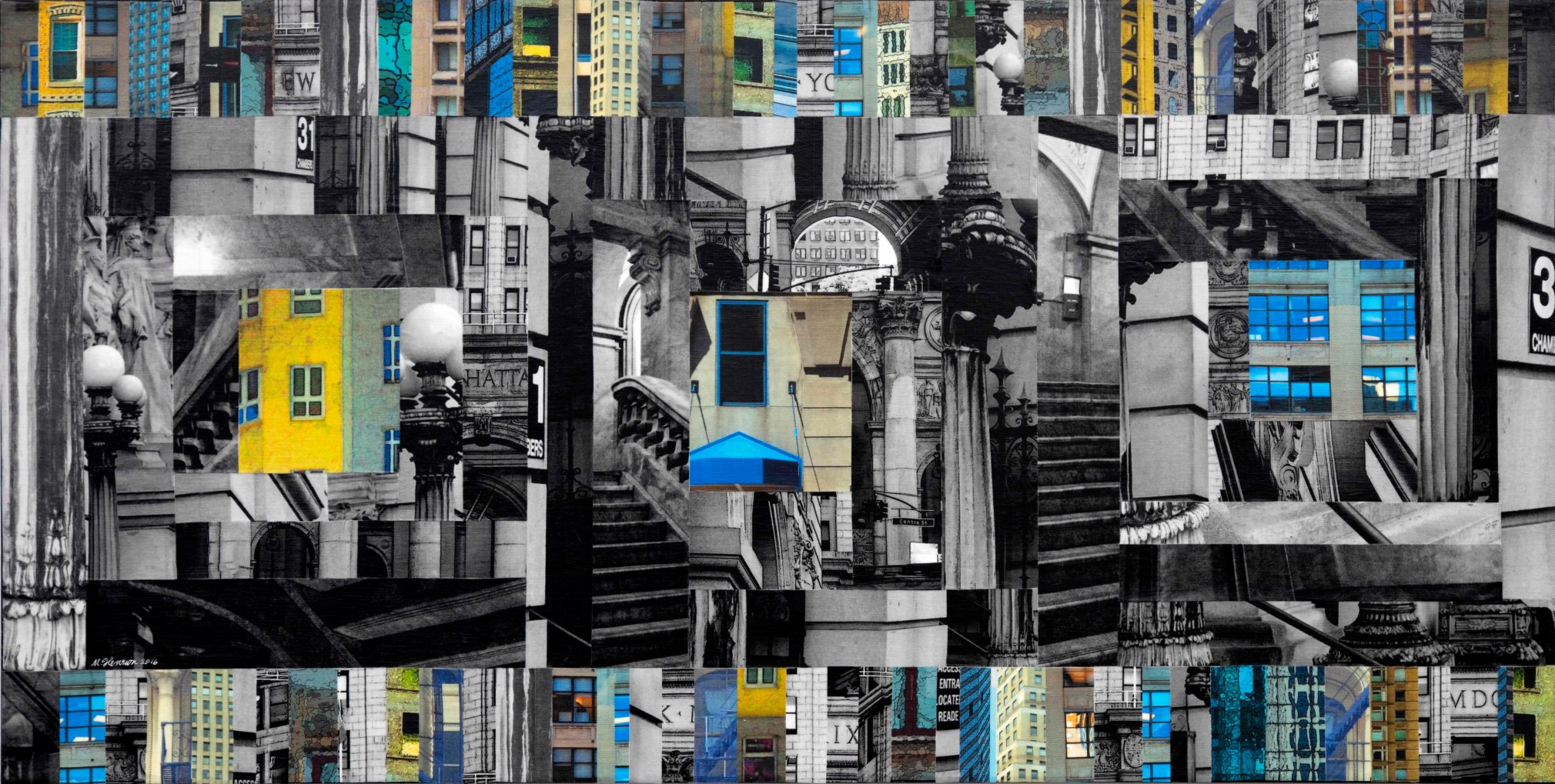 MARILYN HENRION Patchwork City 64, 2016