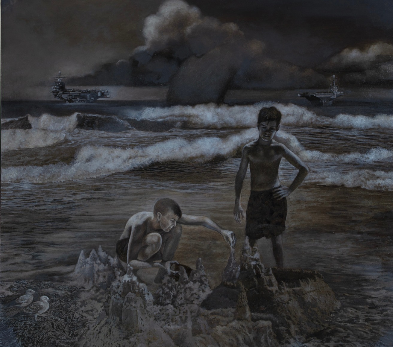 ALEXANDER STOLIN, Sand Castles, 2021