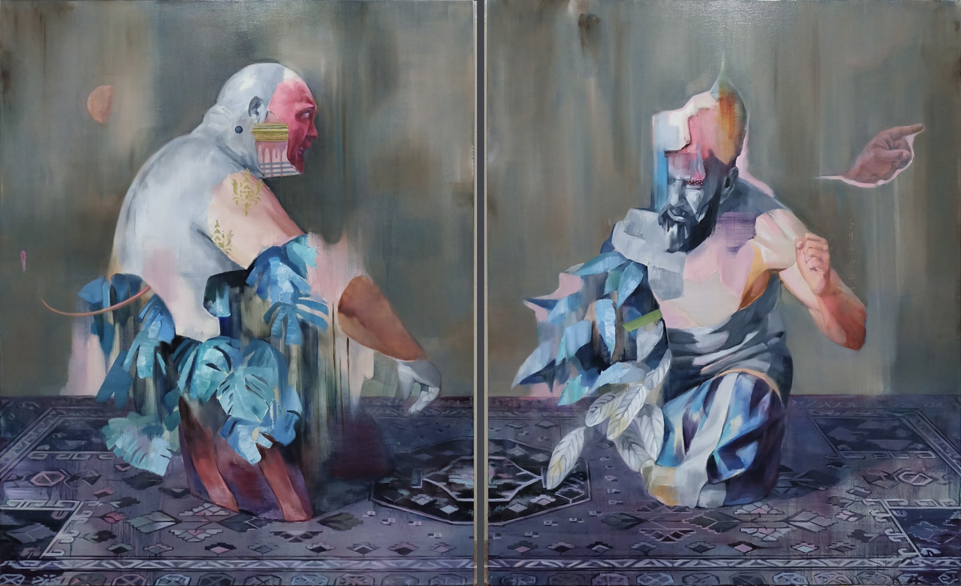 AKIHIKO SUGIURA, The game (diptych), 2019