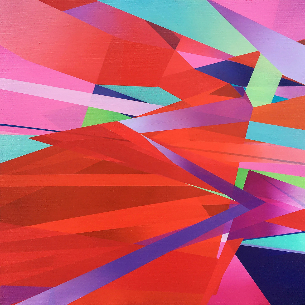 MARNA SHOPOFF, Cadmium Red Abstraction, 2020