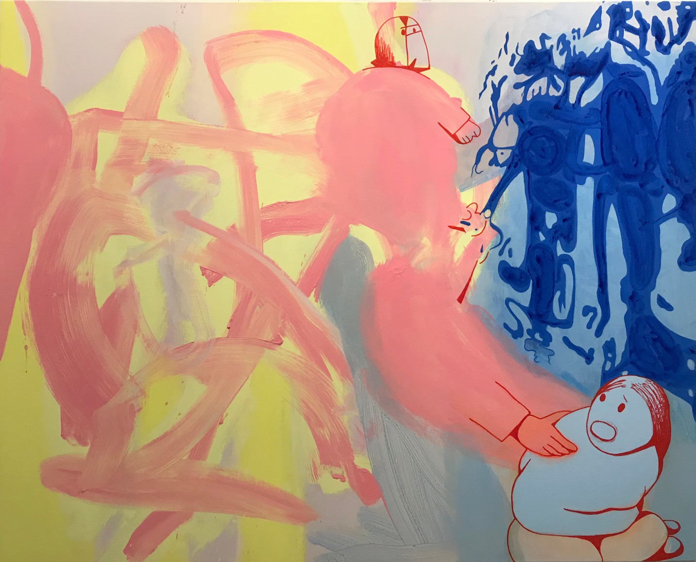 DAVID HUMPHREY, Facing Off, 2020