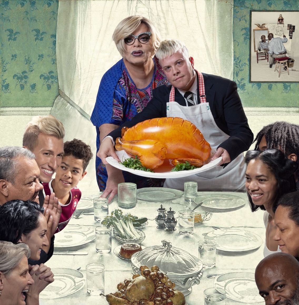 E2 - KLEINVELD &amp;amp; JULIEN, Ode to Rockwell&#039;s Freedom from Want, 2020