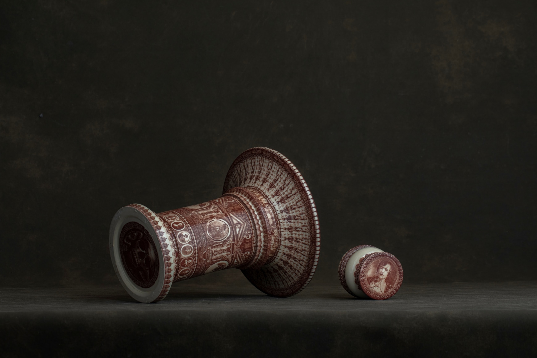 PETER OLSON, Reliquary, The Dead Photographed in Upper Darby PA (side view 2), 2019