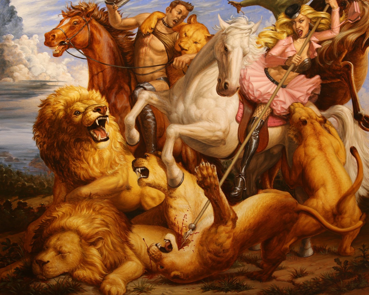 MICHAEL TOLE, Diana and Actaeon: Backwards and in Stiletto Boots, 2018