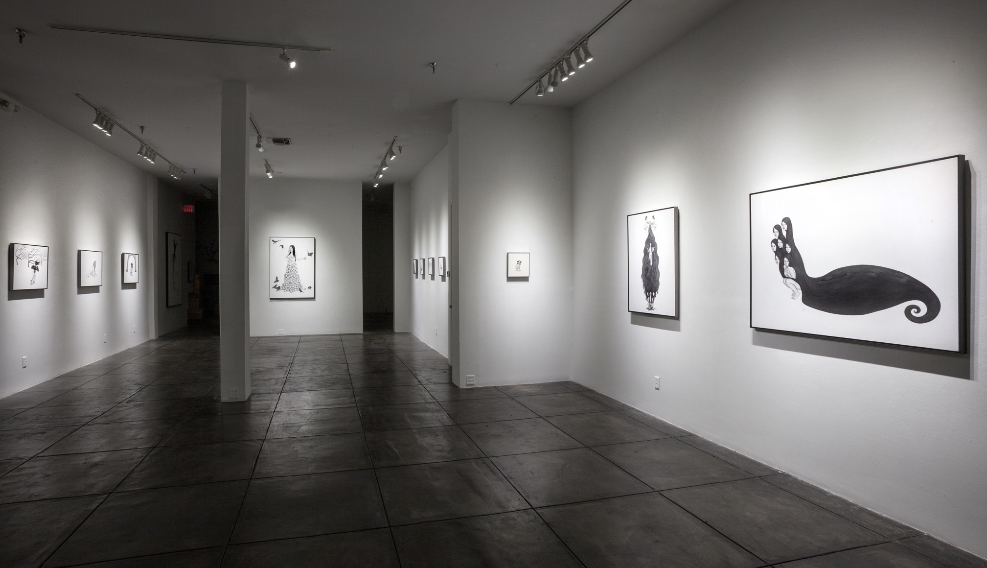 MONICA ZERINGUE |||&nbsp;Goddesses and Monsters, [Main Gallery Installation View]