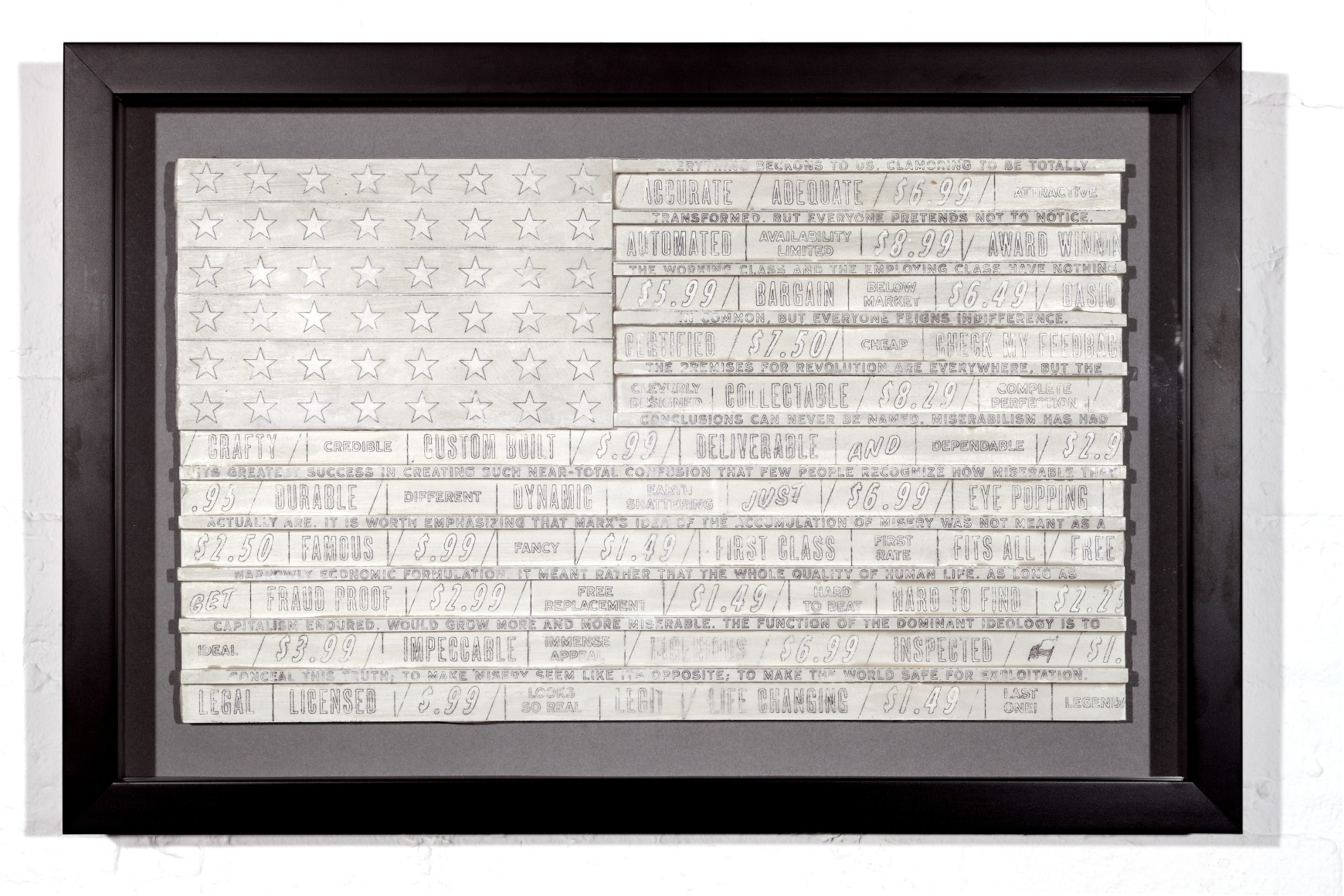 SKYLAR FEIN, White Flag for Franklin Rosemont (small), 2019