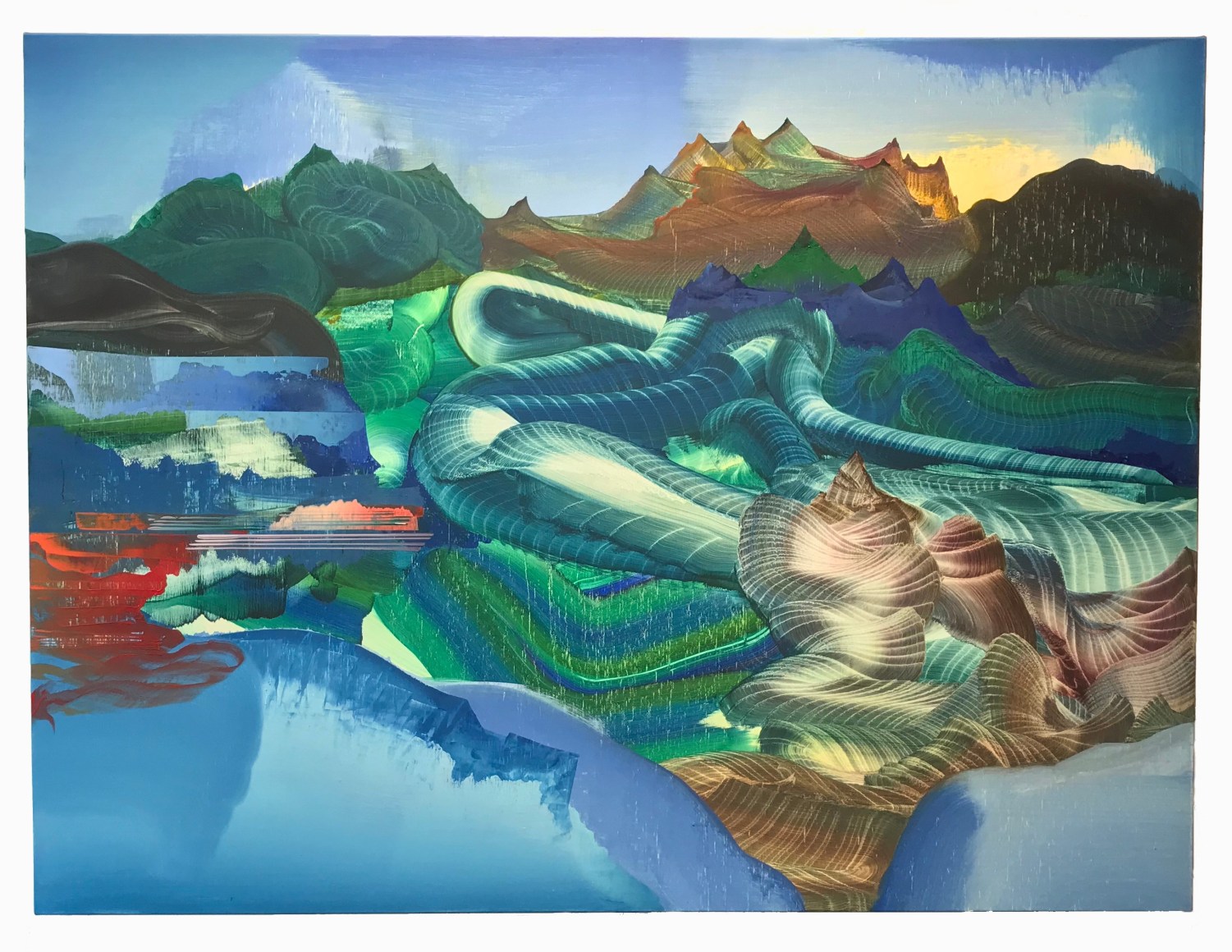 ELLIOTT GREEN, Elastic Gardens, 2018