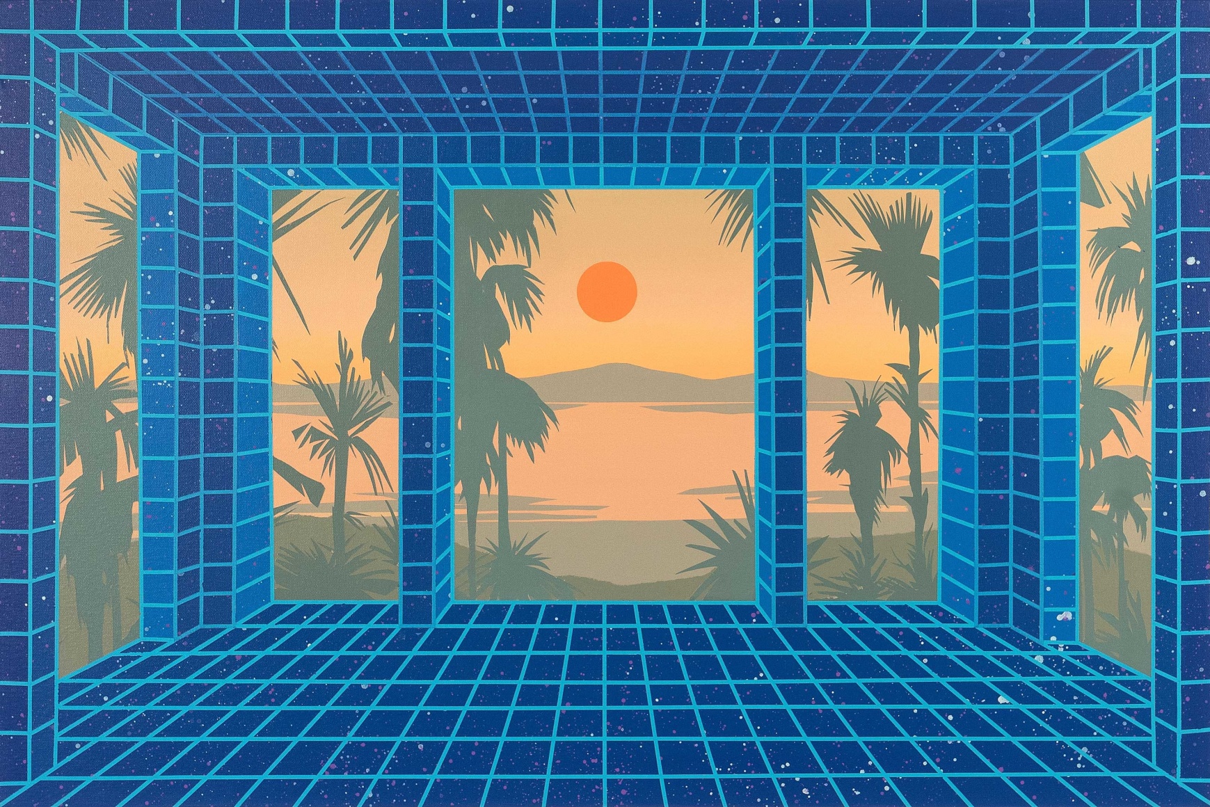 ROBERT MINERVINI, Blue Palace, 2022