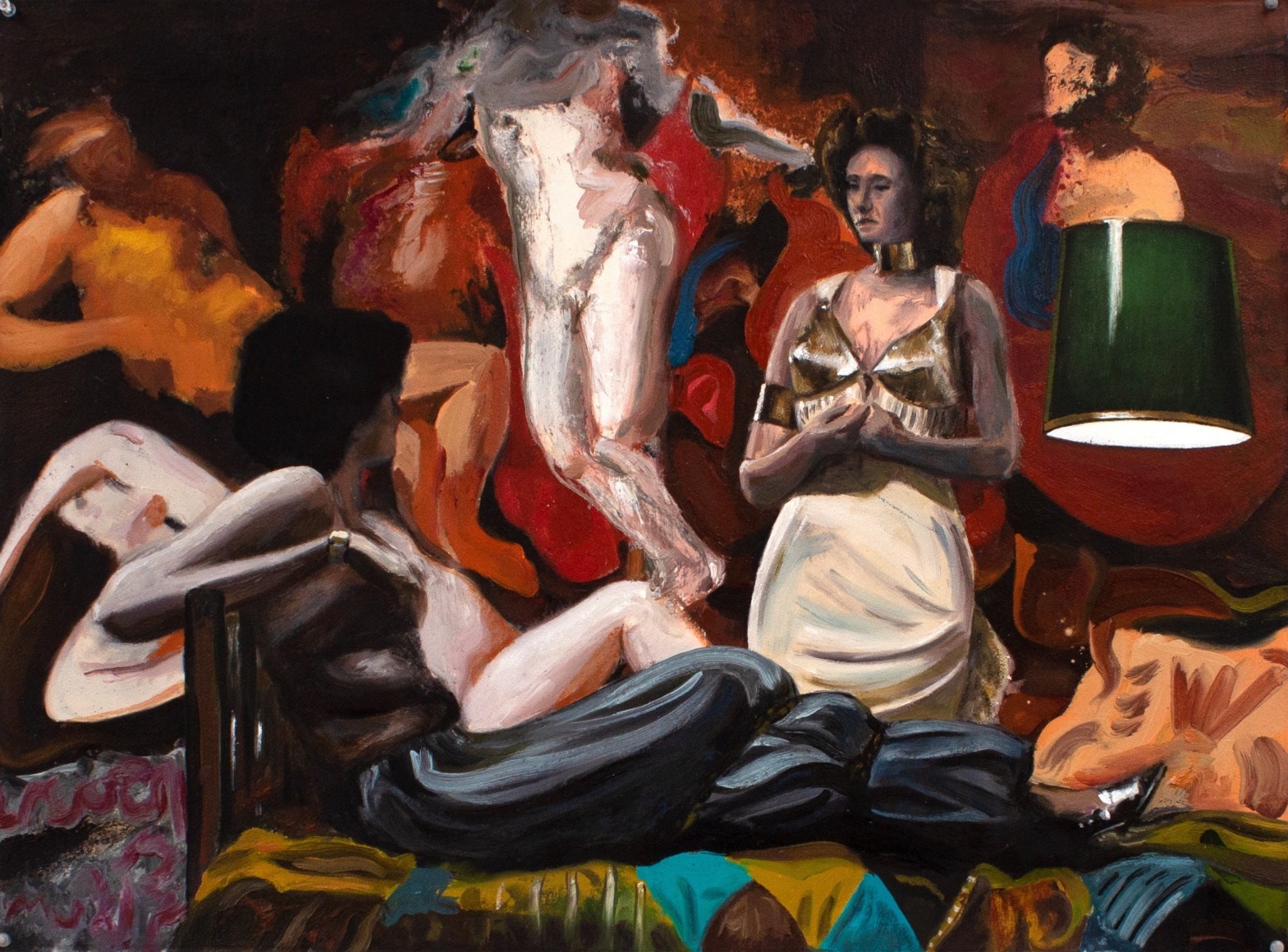 ANDREW LYMAN, Study for the Green Lamp, 2022