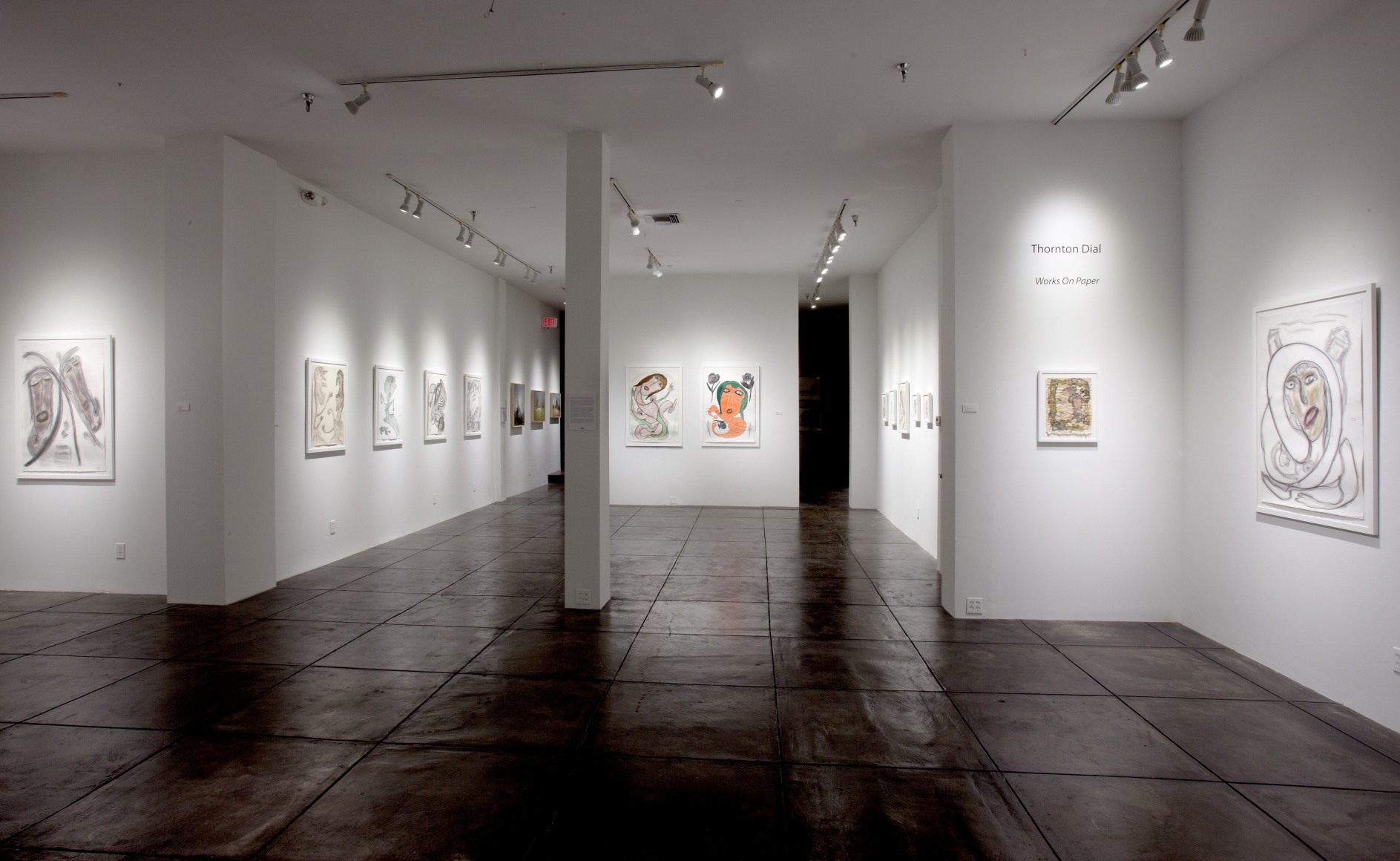 THORNTON DIAL III Works On Paper, [Main Gallery Installation View]