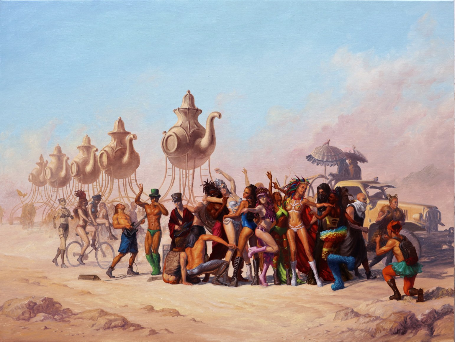 MICHAEL TOLE, Burning Man, 2022