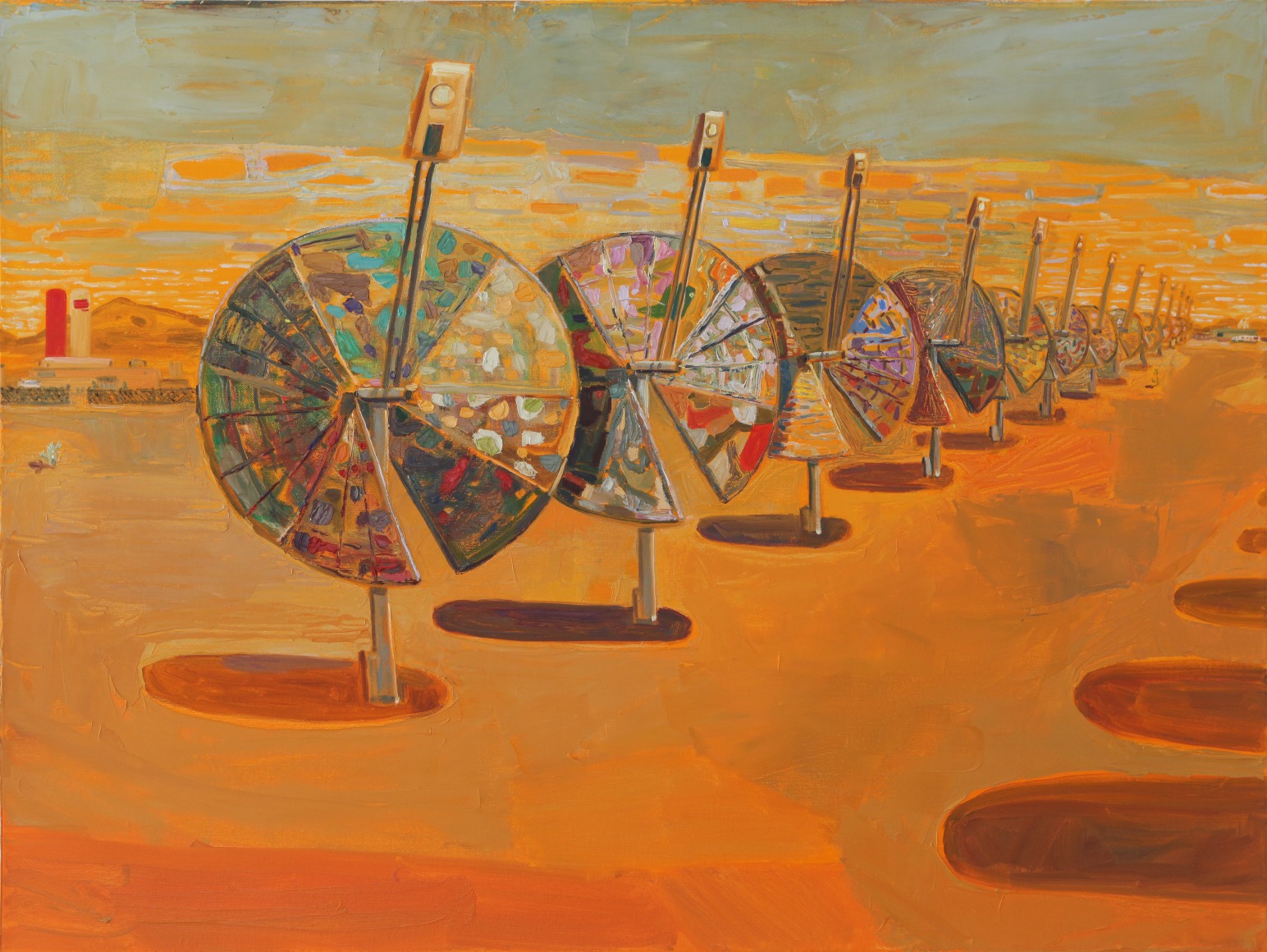 LISA SANDITZ, Cheetoh Factory, 2013