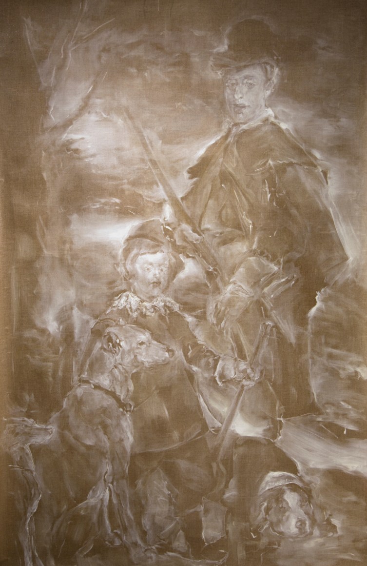 RACHEL BORGMAN, Vel&aacute;zquez Letter Investigations [detail], 2014