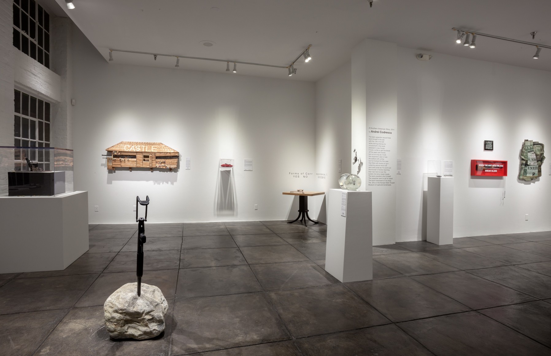 GUNS IN THE HANDS OF ARTISTS III in collaboration with the New Orleans Police Department, City of New Orleans, New Orleans City Council and Youth Empowerment Project, [Main Gallery Installation View]