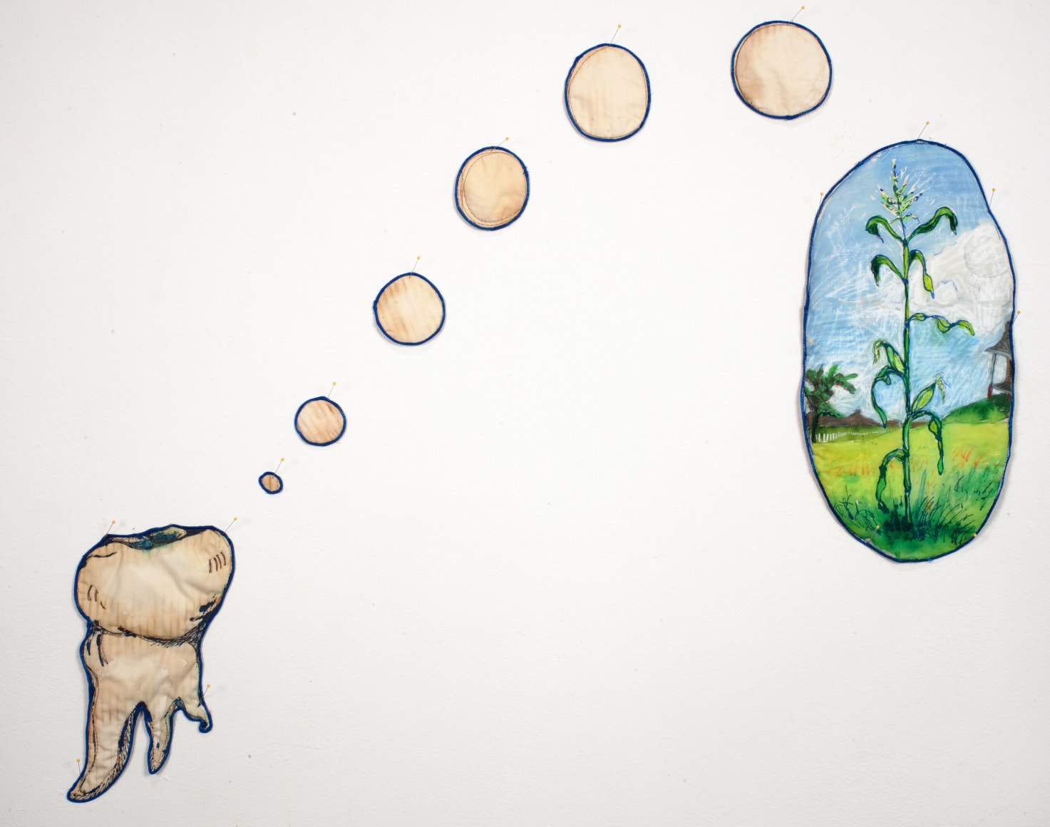 GINA PHILLIPS Sentimental Tooth: Cornstalk, 2011