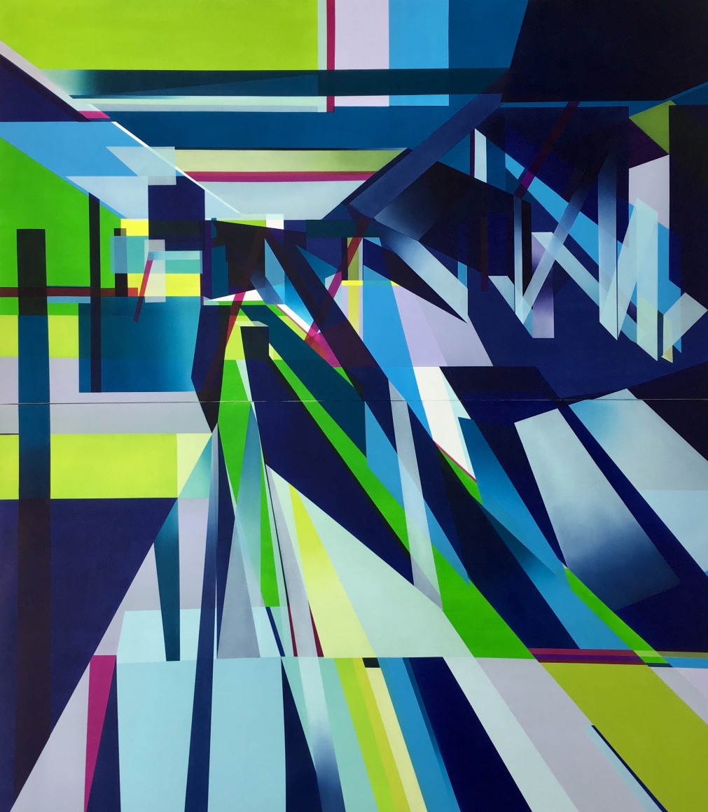 MARNA SHOPOFF Sapphire Sash, 2017